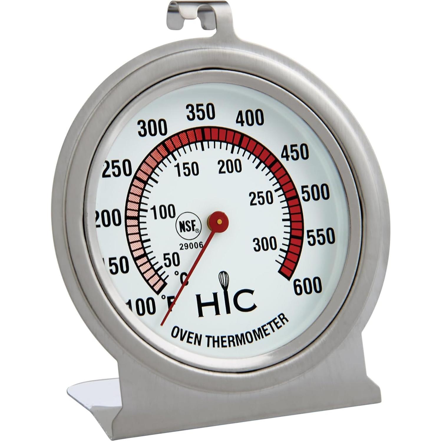 Termómetro de horno HIC Kitchen con soporte y protectores de silicona