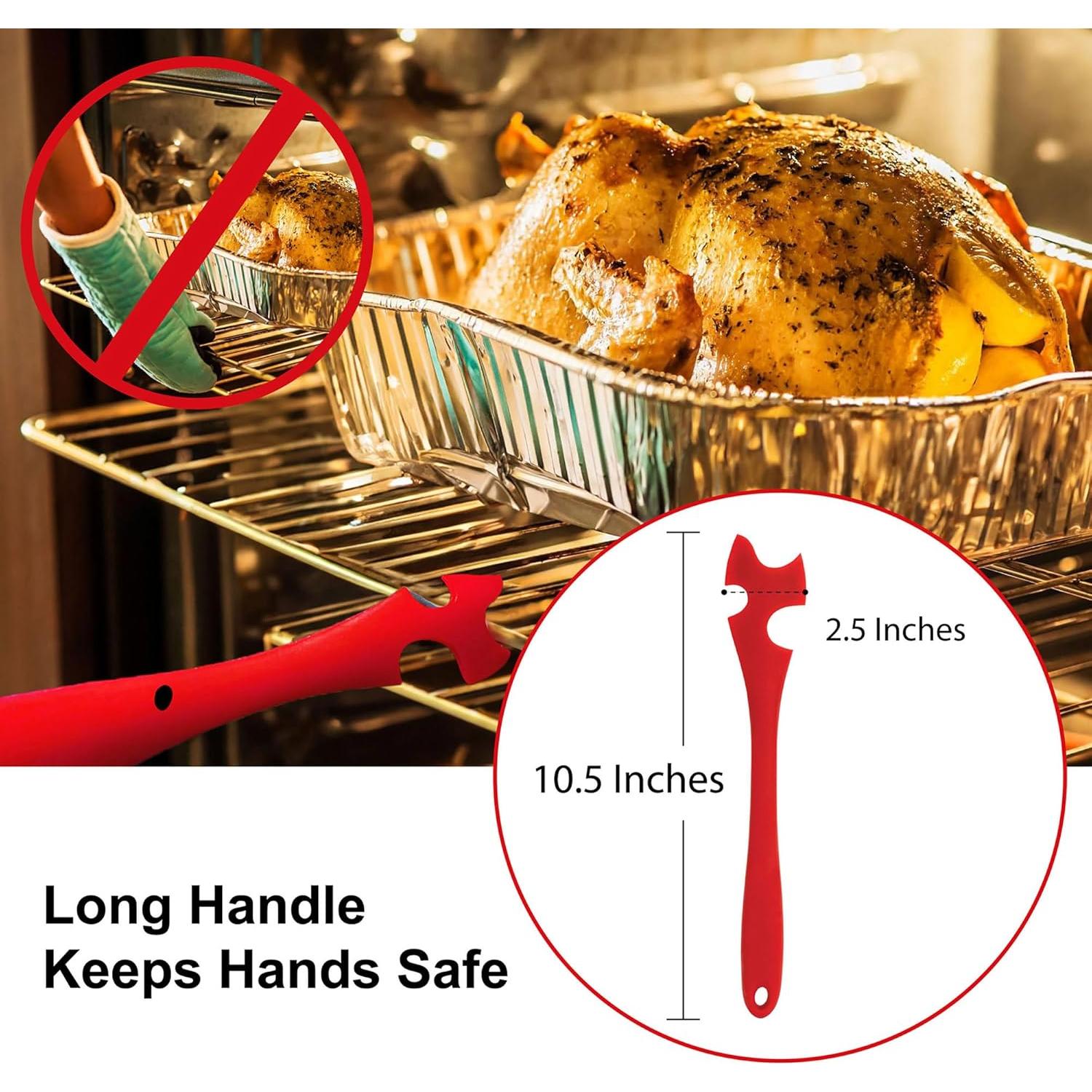 Termómetro de horno HIC Kitchen con soporte y protectores de silicona