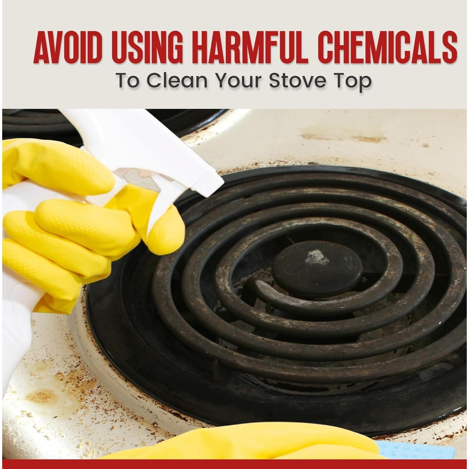 Cubiertas de quemadores eléctricos de aluminio y protectores de horno de silicona Linda's Essentials