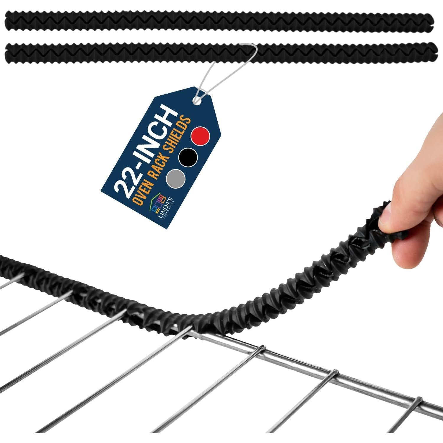 Cubiertas de quemadores eléctricos de aluminio y protectores de horno de silicona Linda's Essentials