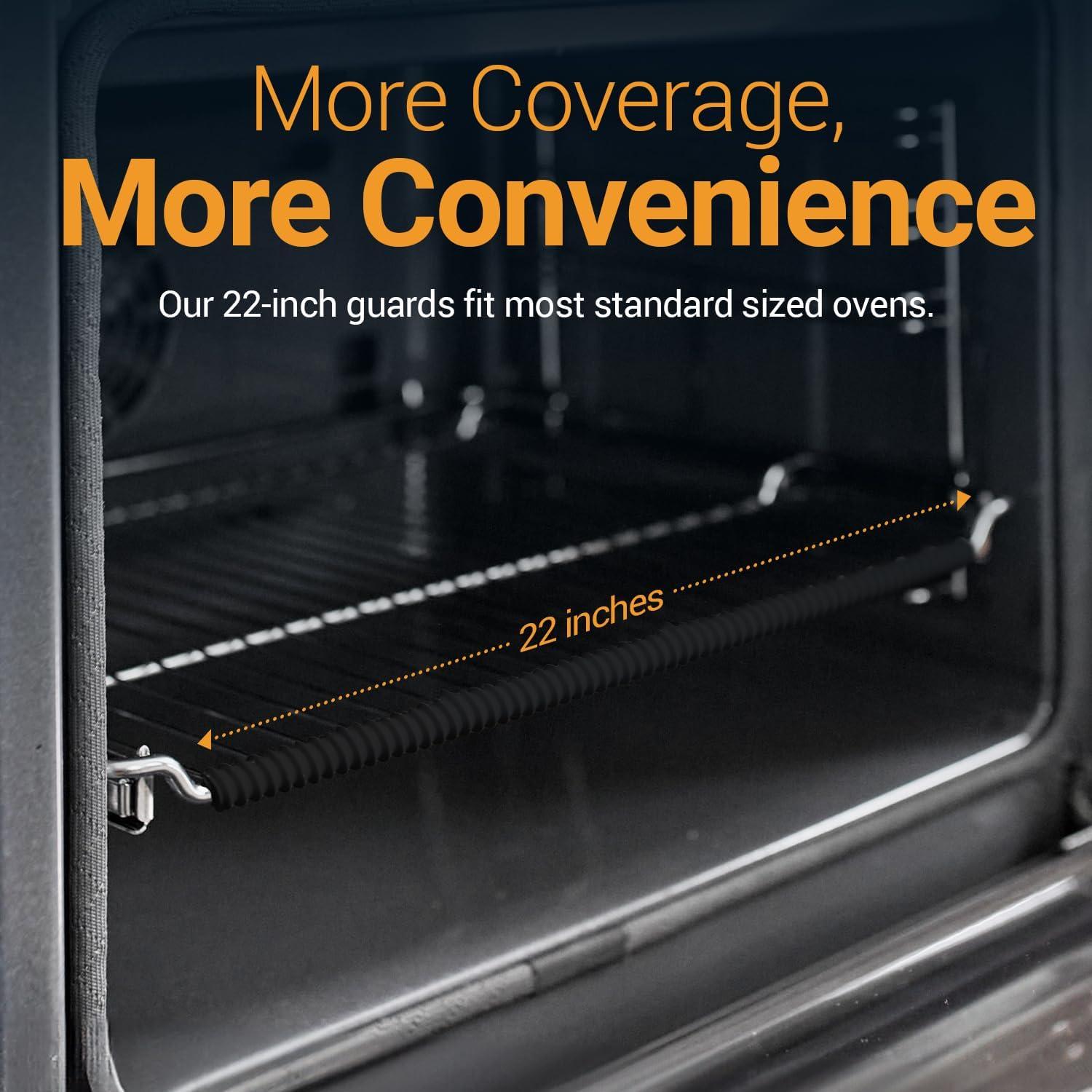 Cubiertas de quemadores eléctricos de aluminio y protectores de horno de silicona Linda's Essentials