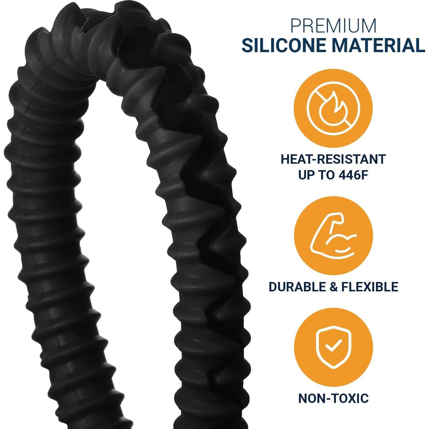 Cubiertas de quemadores eléctricos de aluminio y protectores de horno de silicona Linda's Essentials