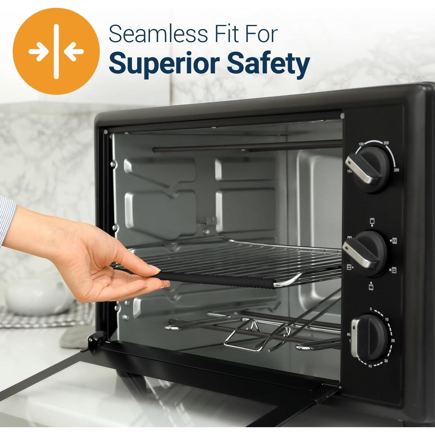 Cubiertas de quemadores eléctricos de aluminio y protectores de horno de silicona Linda's Essentials