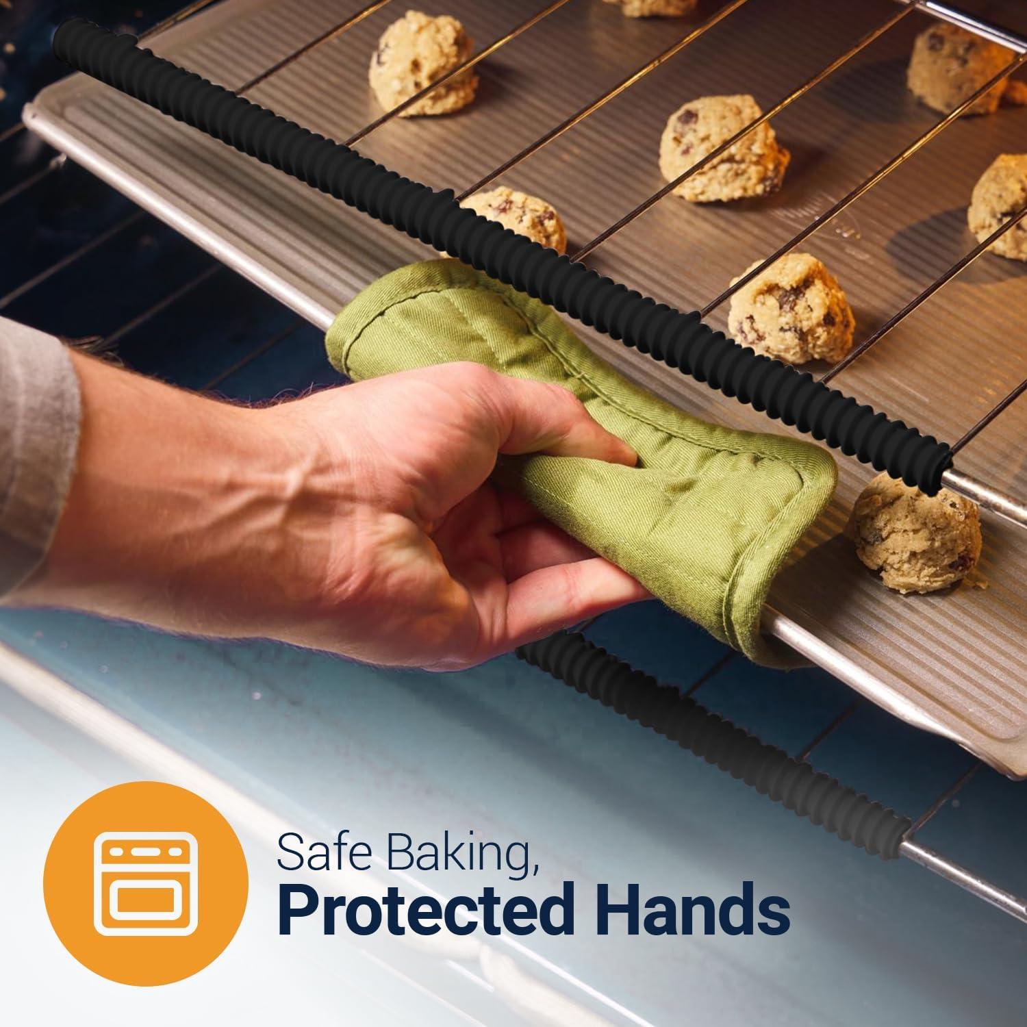 Cubiertas de quemadores eléctricos de aluminio y protectores de horno de silicona Linda's Essentials