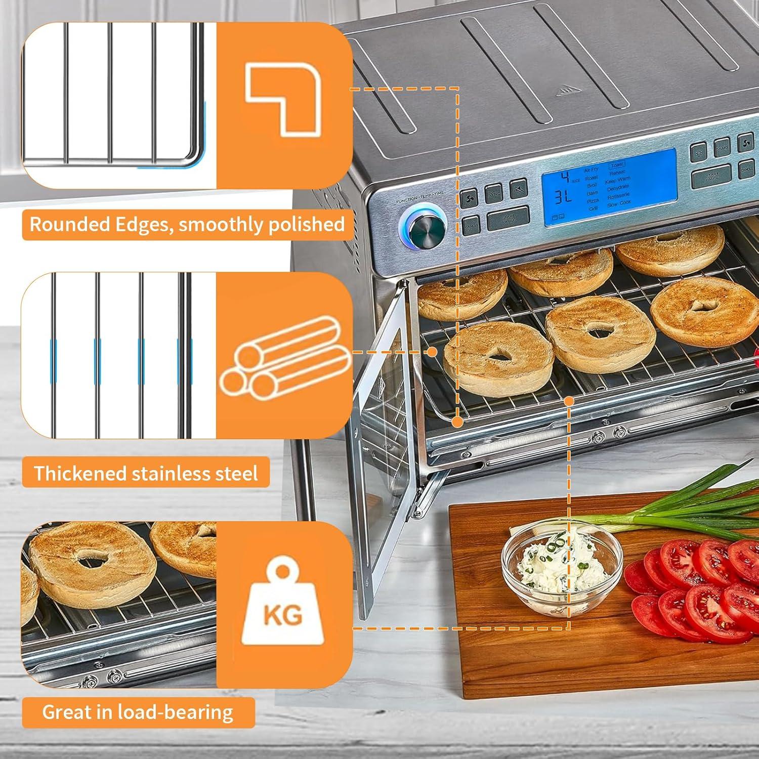 Rejilla de Alambre para Freidora de Aire GWYSY 35.56x29.21 cm