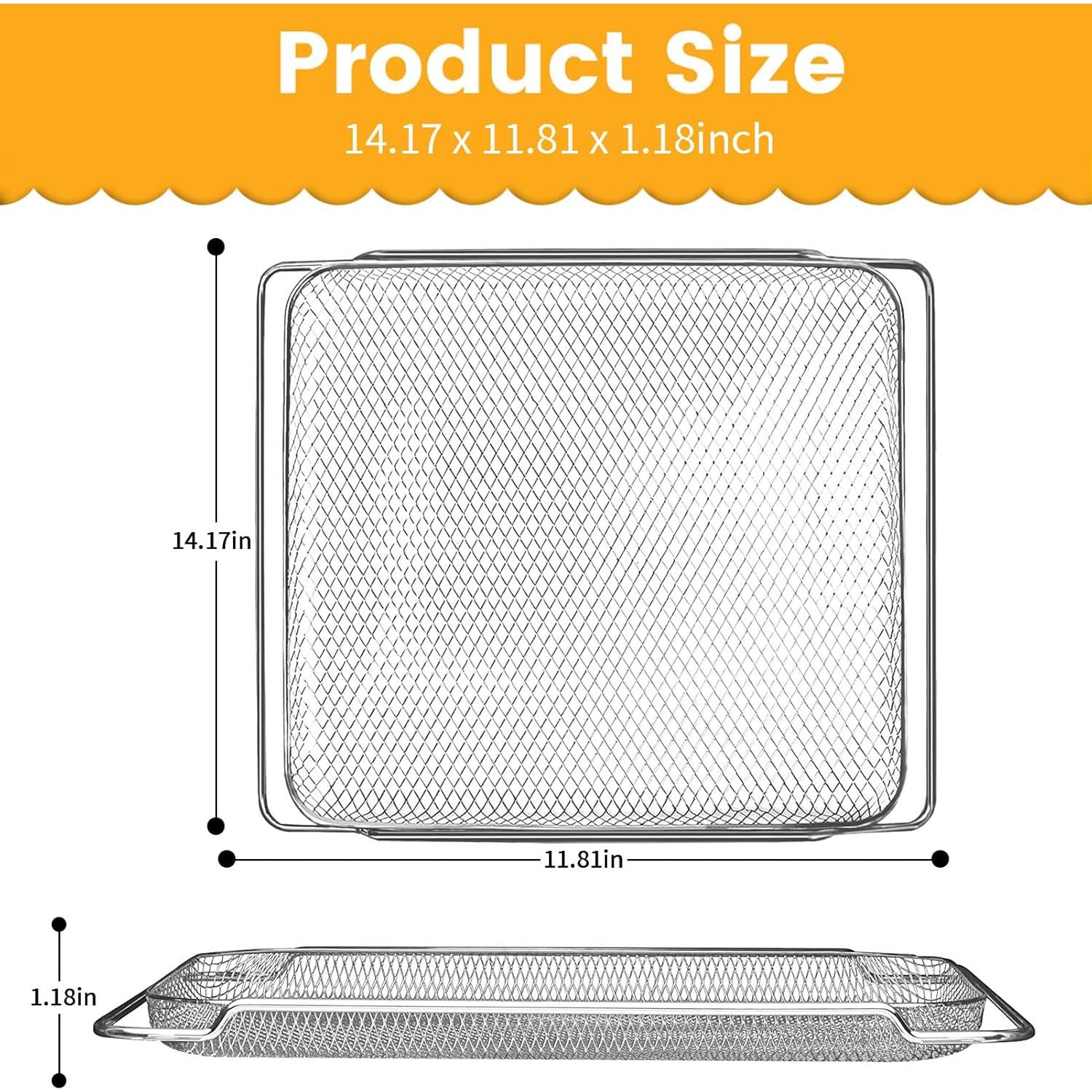 Cesta de Freidora de Aire COSORI CS130 CO130 Acero Inoxidable 36x30 cm