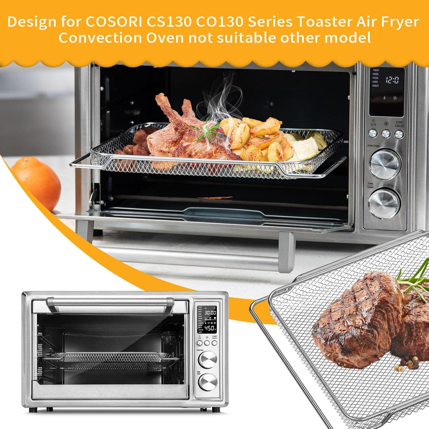 Cesta de Freidora de Aire COSORI CS130 CO130 Acero Inoxidable 36x30 cm