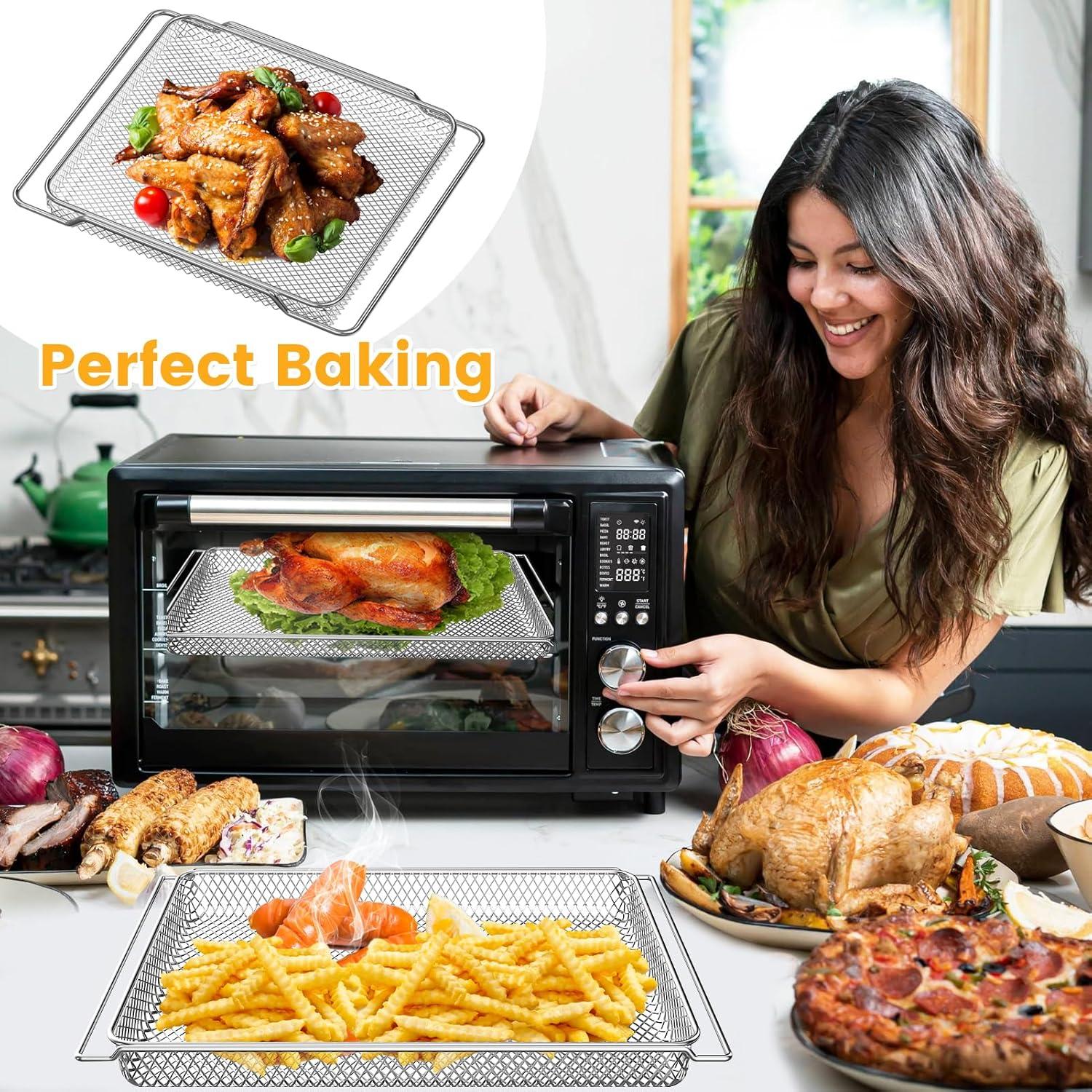 Cesta de Freidora de Aire COSORI CS130 CO130 Acero Inoxidable 36x30 cm