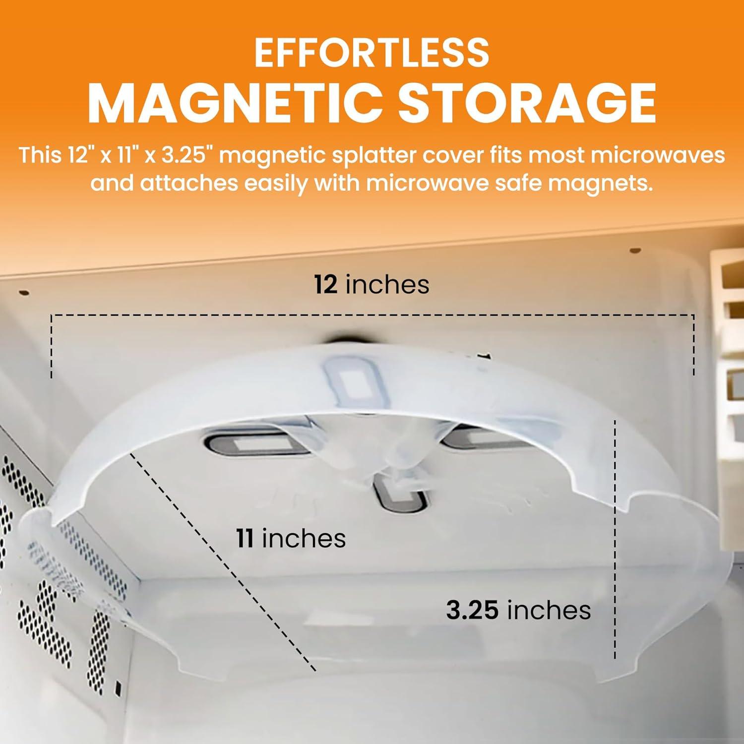 Cubierta Antisalpicaduras Magnética HOVER COVER 30.48 cm Negra