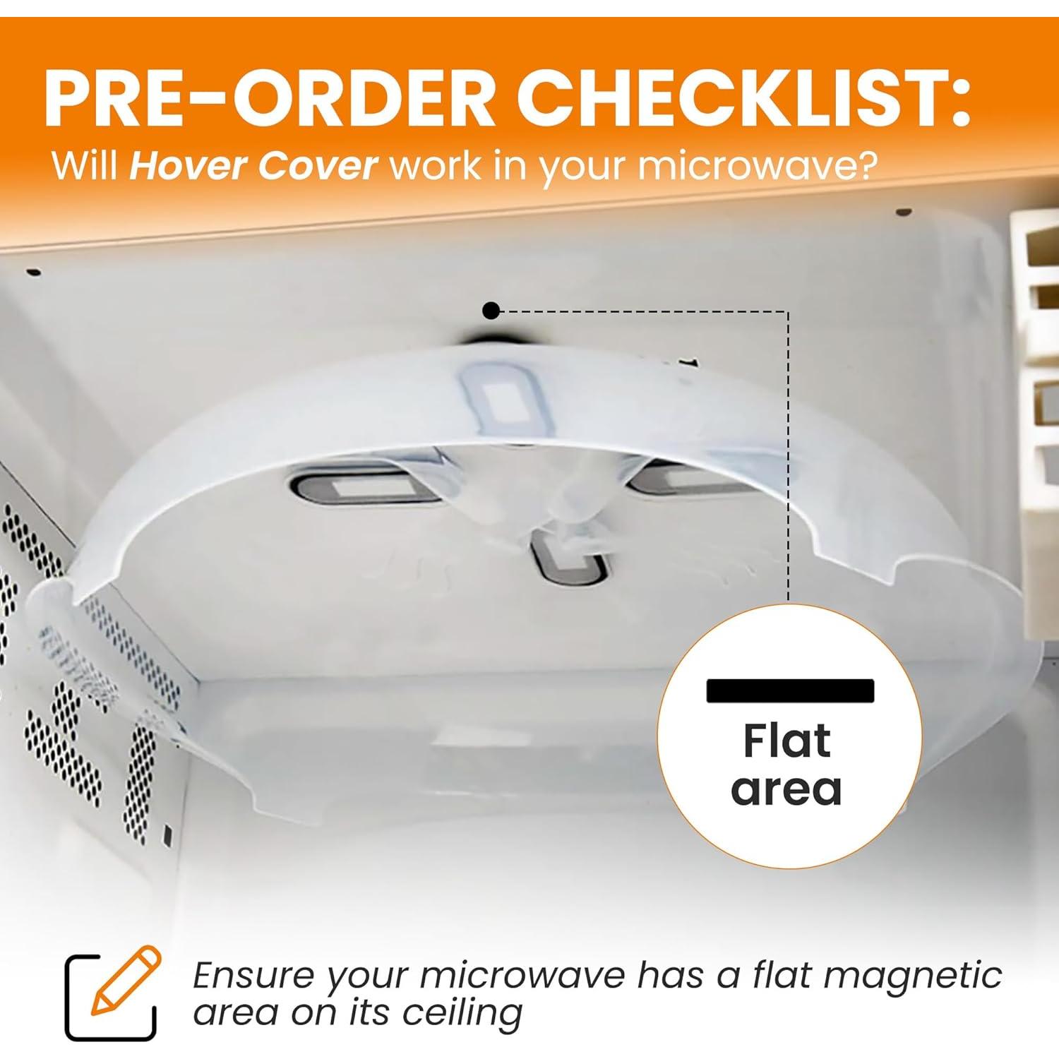 Cubierta Antisalpicaduras Magnética HOVER COVER 30.48 cm Negra