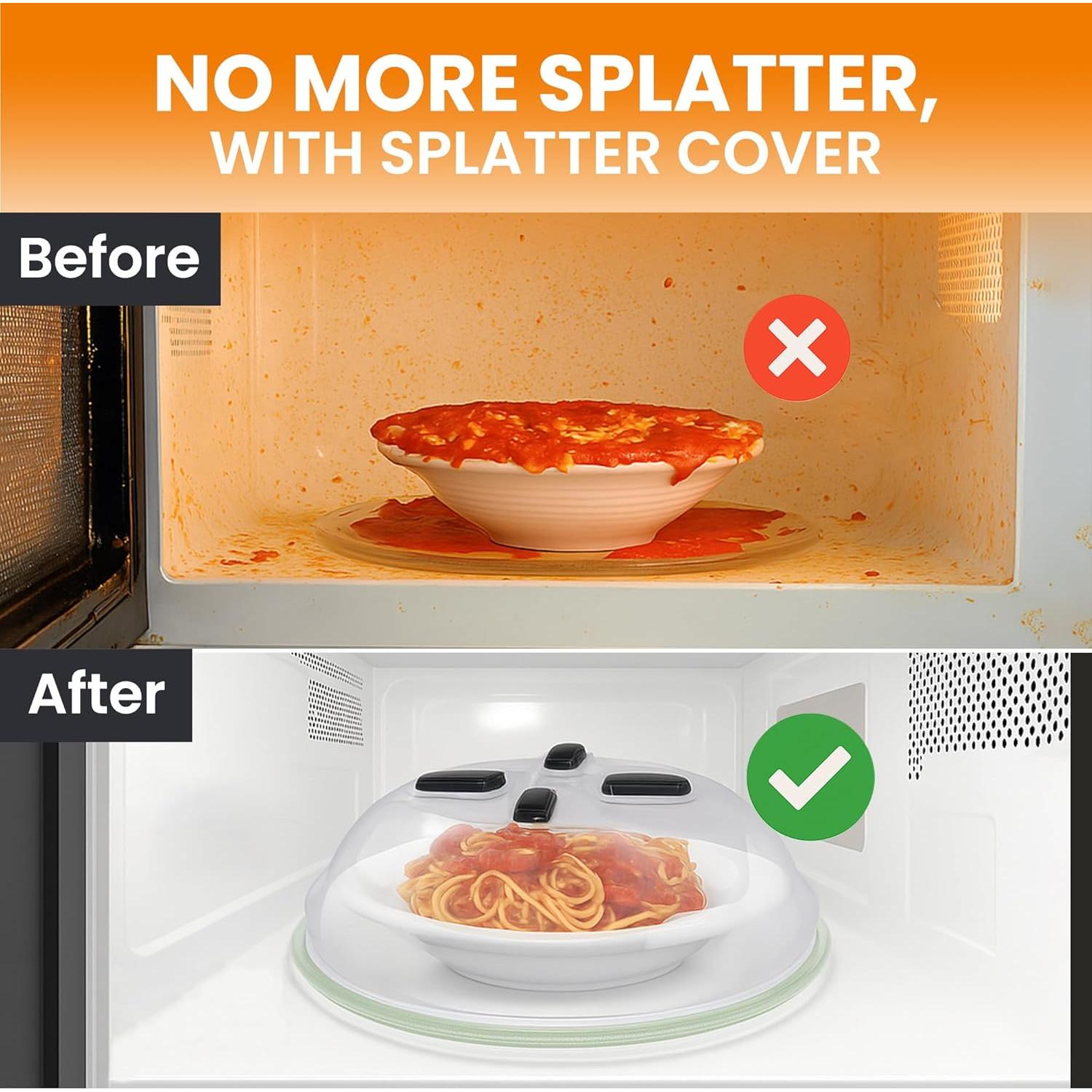 Cubierta Antisalpicaduras Magnética HOVER COVER 30.48 cm Negra