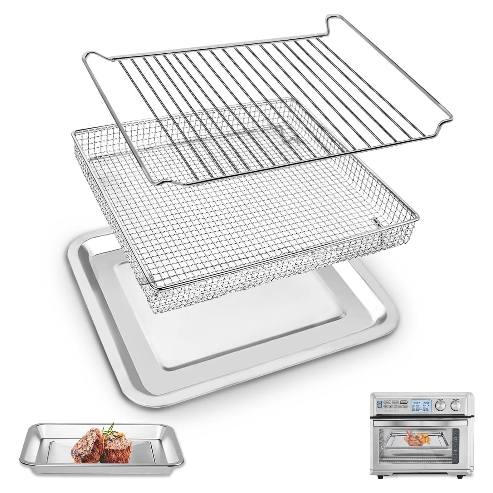 Juego de Horneado 3 Piezas Cuisinart TOA-95 Acero Inoxidable