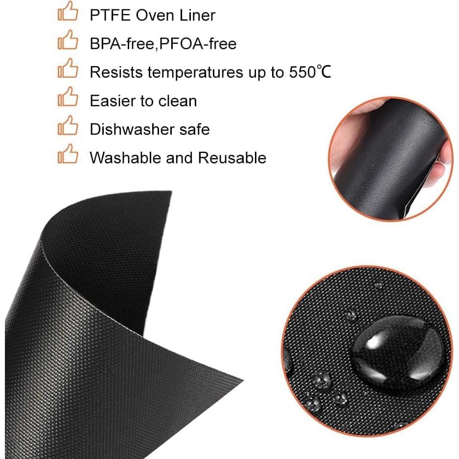 Forros de Horno Reutilizables SIUDANGKA para Breville BOV900BSS