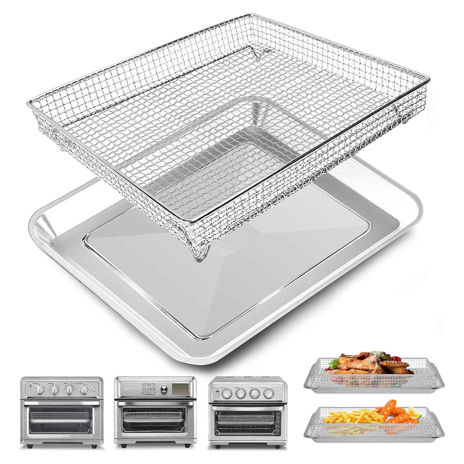 Cesta de Acero para Freidora de Aire Cuisinart TOA-60/65/70 31x27.9 cm