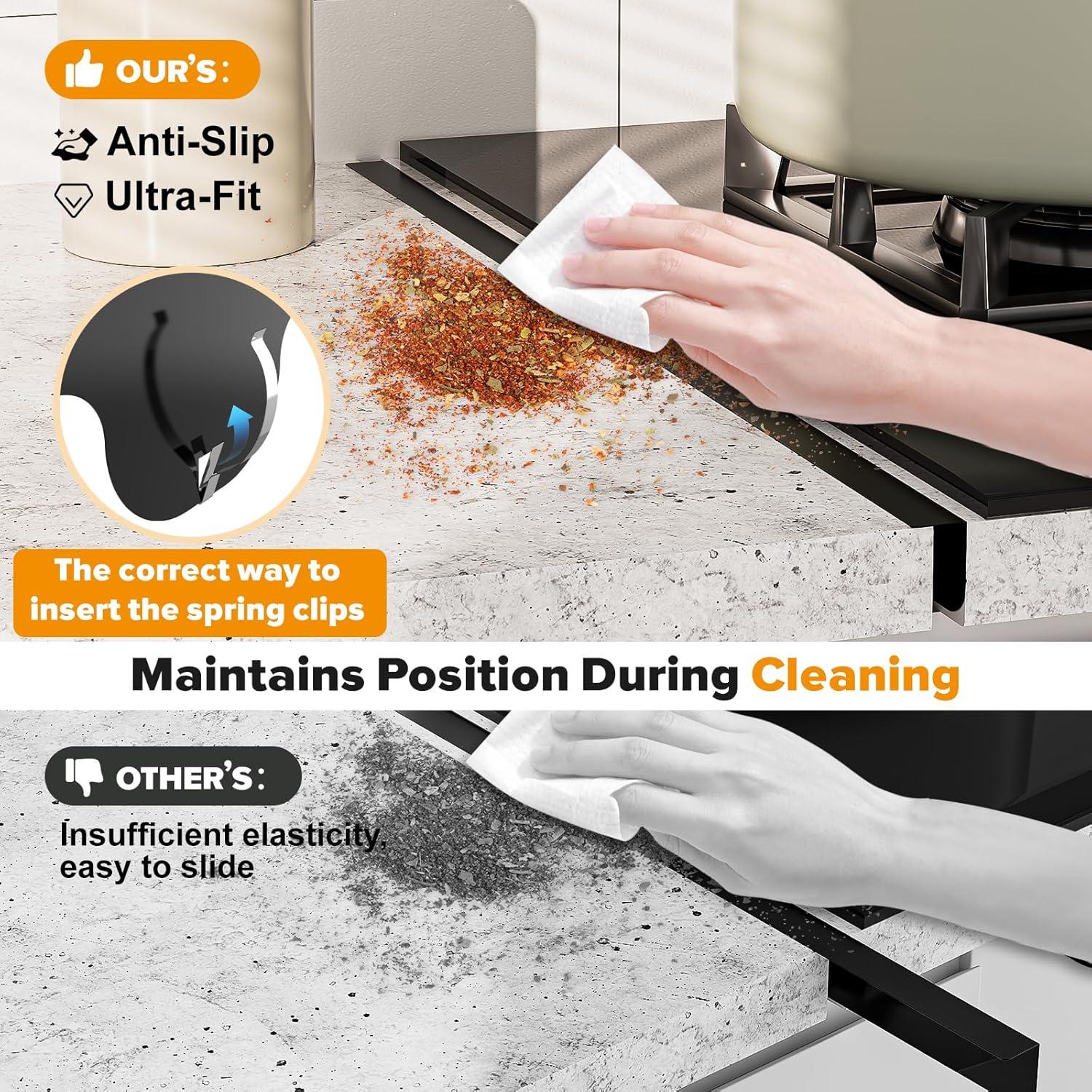 Cubiertas de Espacio para Estufa Tequie - Acero Inoxidable 304, 35-70 cm