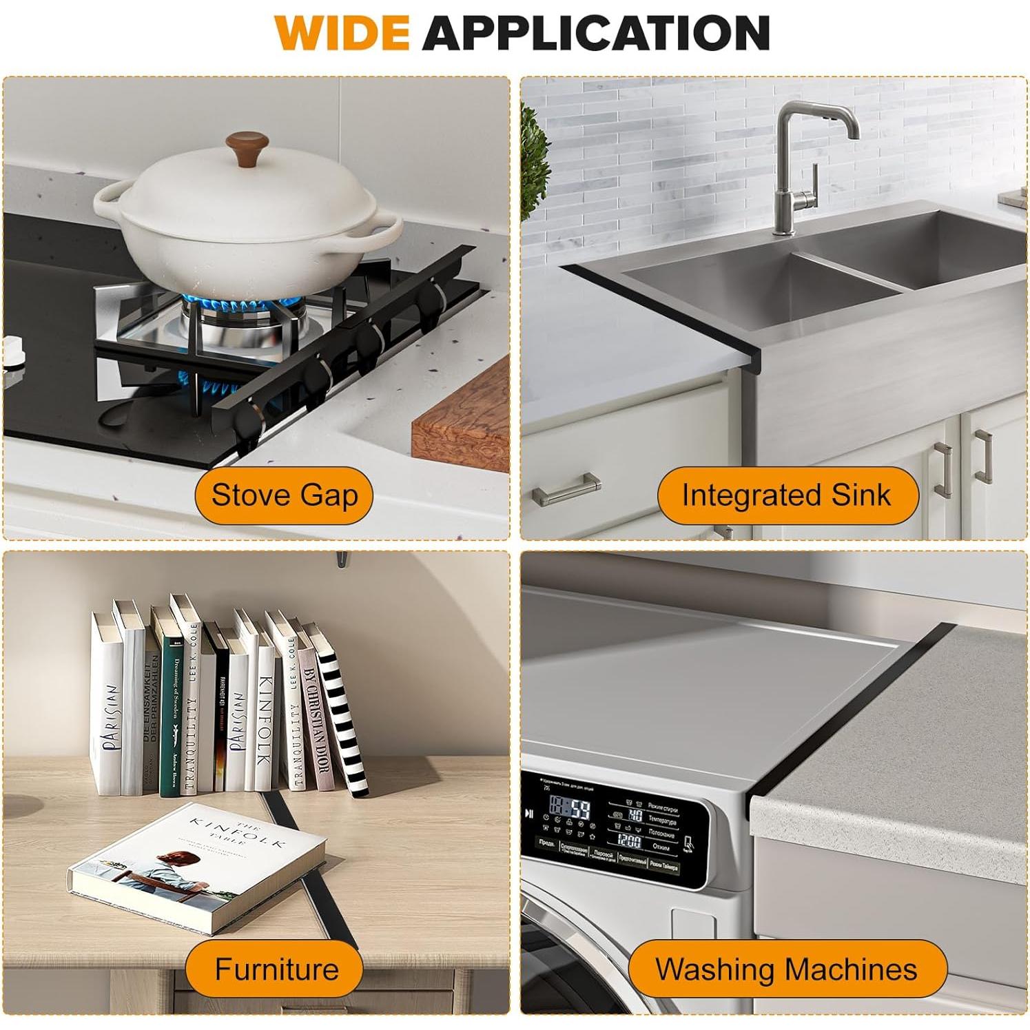 Cubiertas de Espacio para Estufa Tequie - Acero Inoxidable 304, 35-70 cm