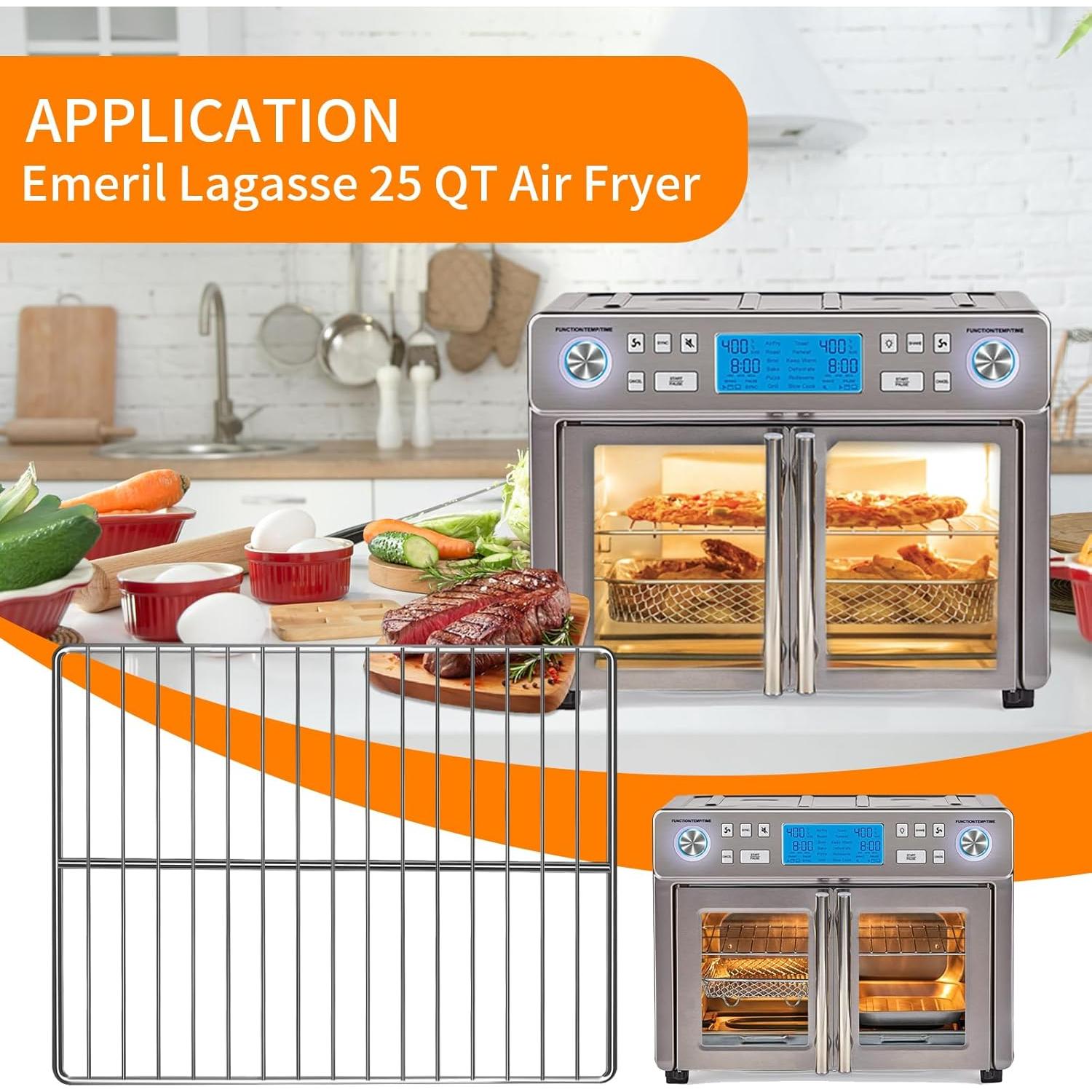 Rejilla de Alambre Acero Inoxidable Emeril Lagasse 35.6x29.8 cm