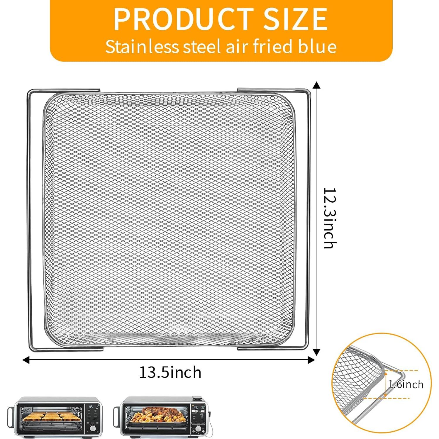 Cesta de Freidora de Aire Ninja 13.5" x 12.3" Acero FDA