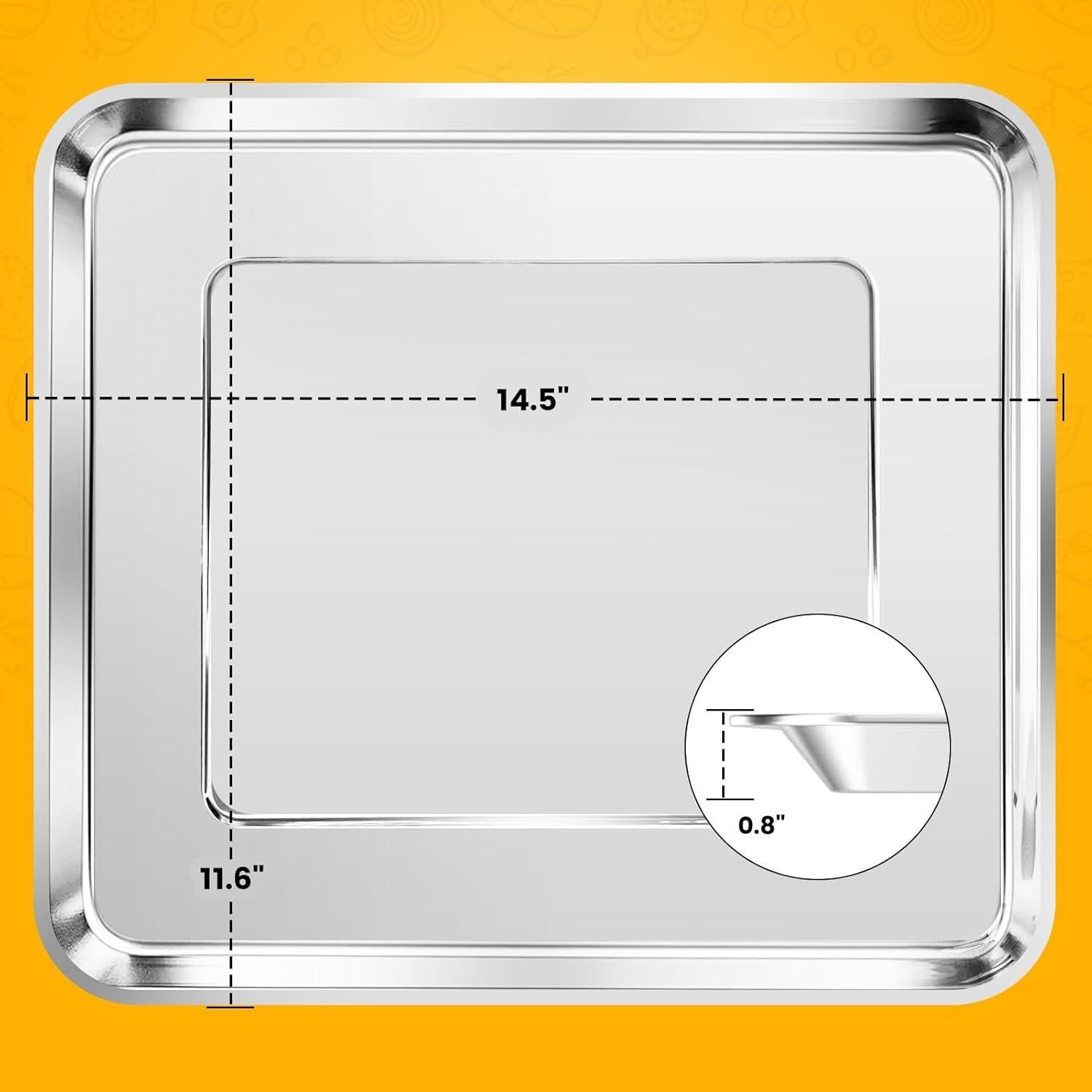 Bandeja de Reemplazo para Freidora de Aire Cuisinart TOA-95 36.8x29.5cm
