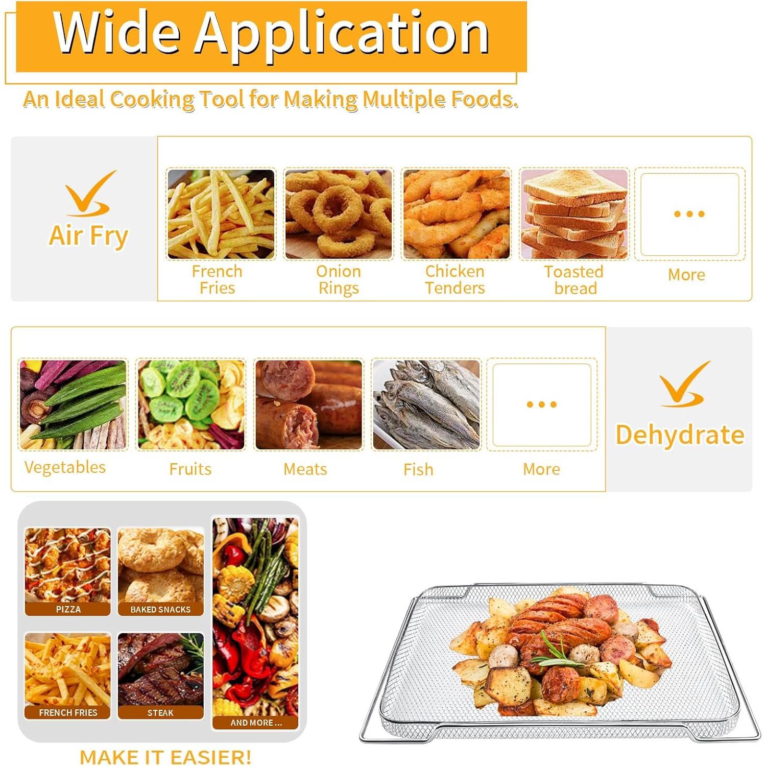 Canasta de Acero para Freidora de Aire Emeril Lagasse 25QT