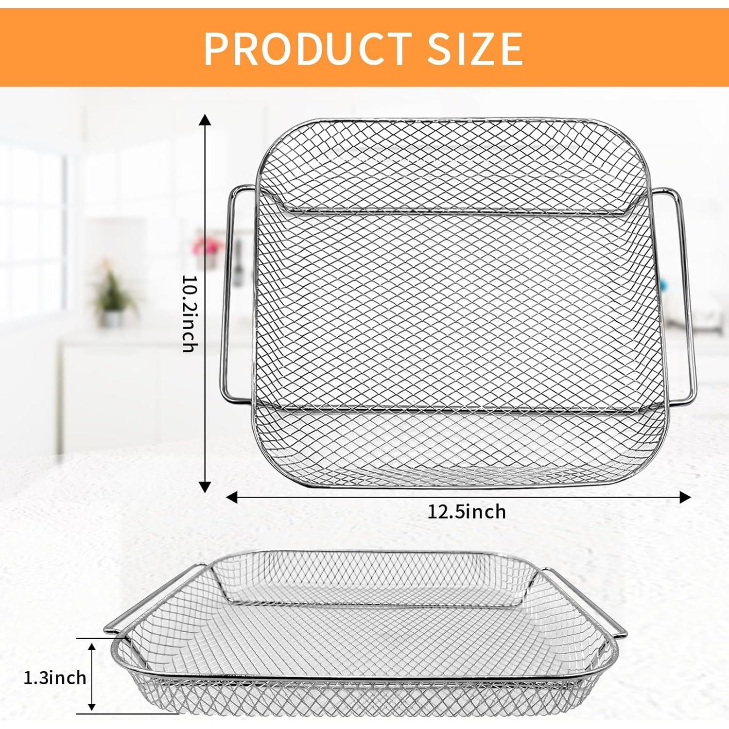 Canasta de Acero para Freidora de Aire Emeril Lagasse 31.75x25.91 cm