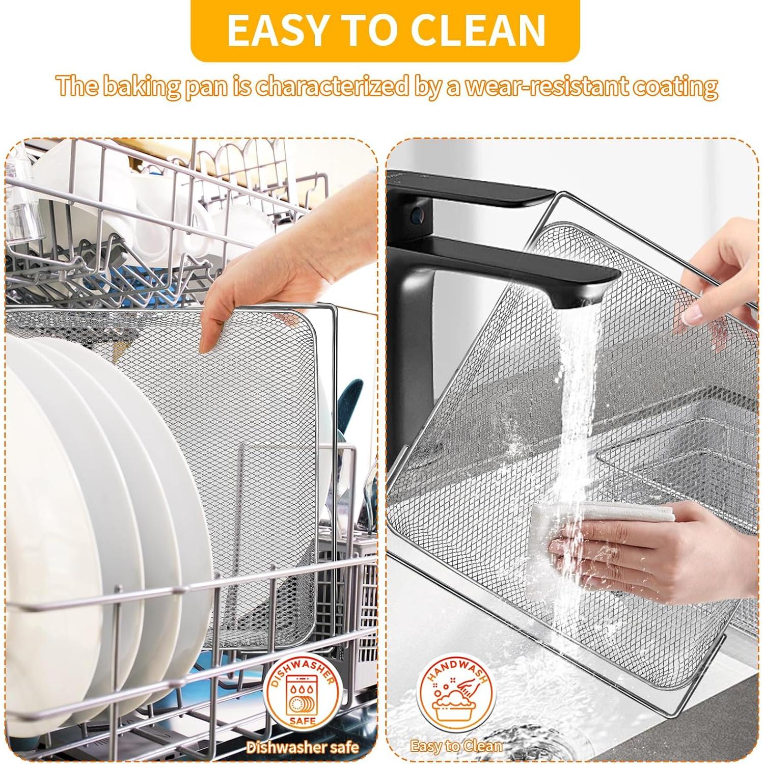 Cesta de Freír al Aire GWY 34.3x31.2 cm para Ninja Foodi