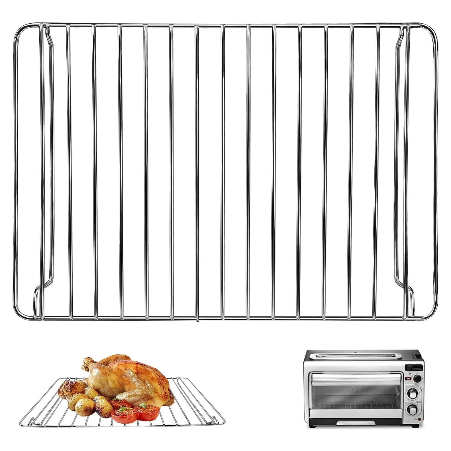 Bandeja de Acero Inoxidable para Horno Tostador Hamilton Beach 32x22 cm