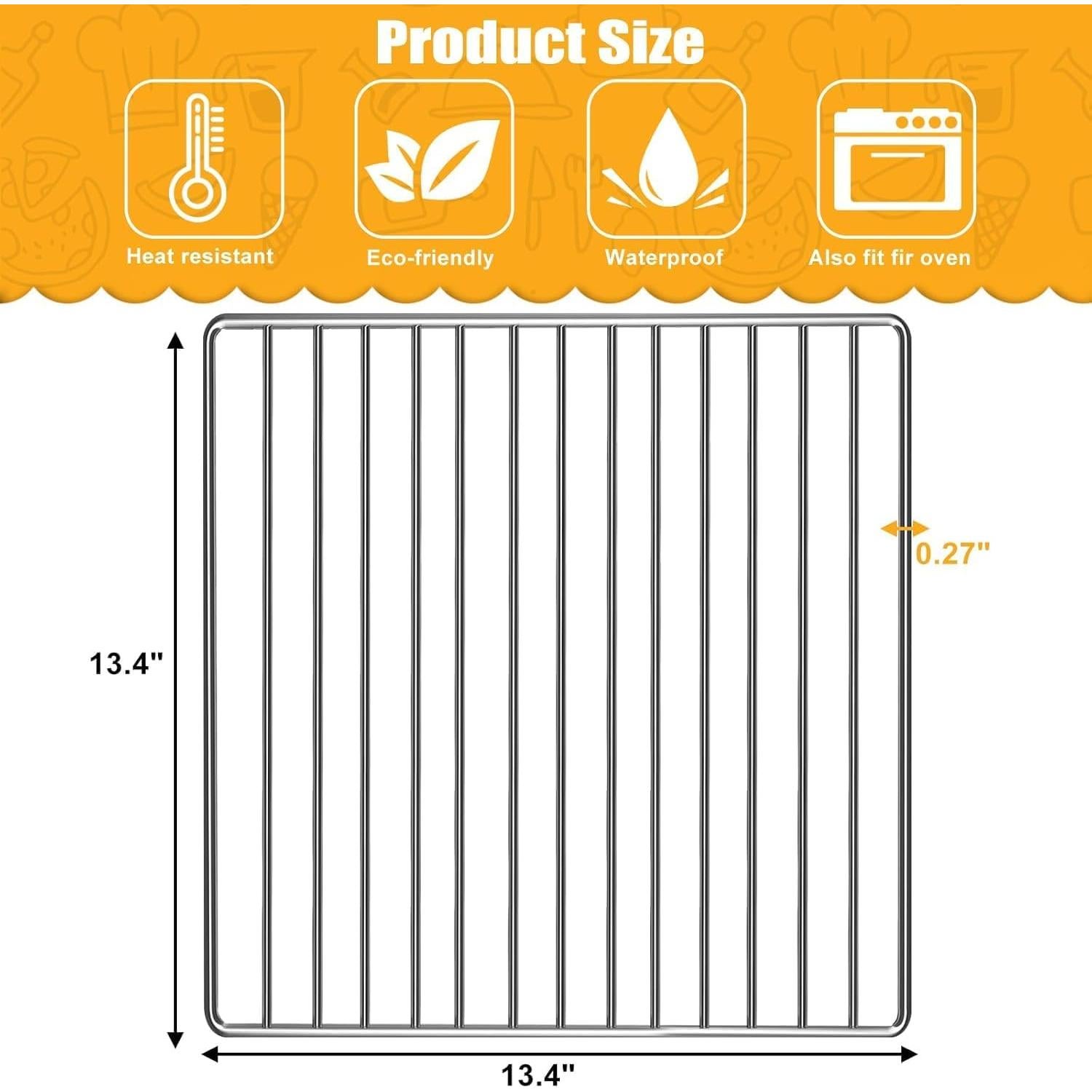 Rejilla para Freidora de Aire Ninja Foodi 10 en 1 34x34cm Acero Inox