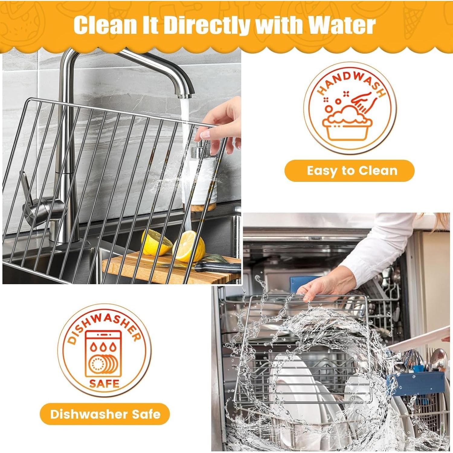 Rejilla para Freidora de Aire Ninja Foodi 10 en 1 34x34cm Acero Inox