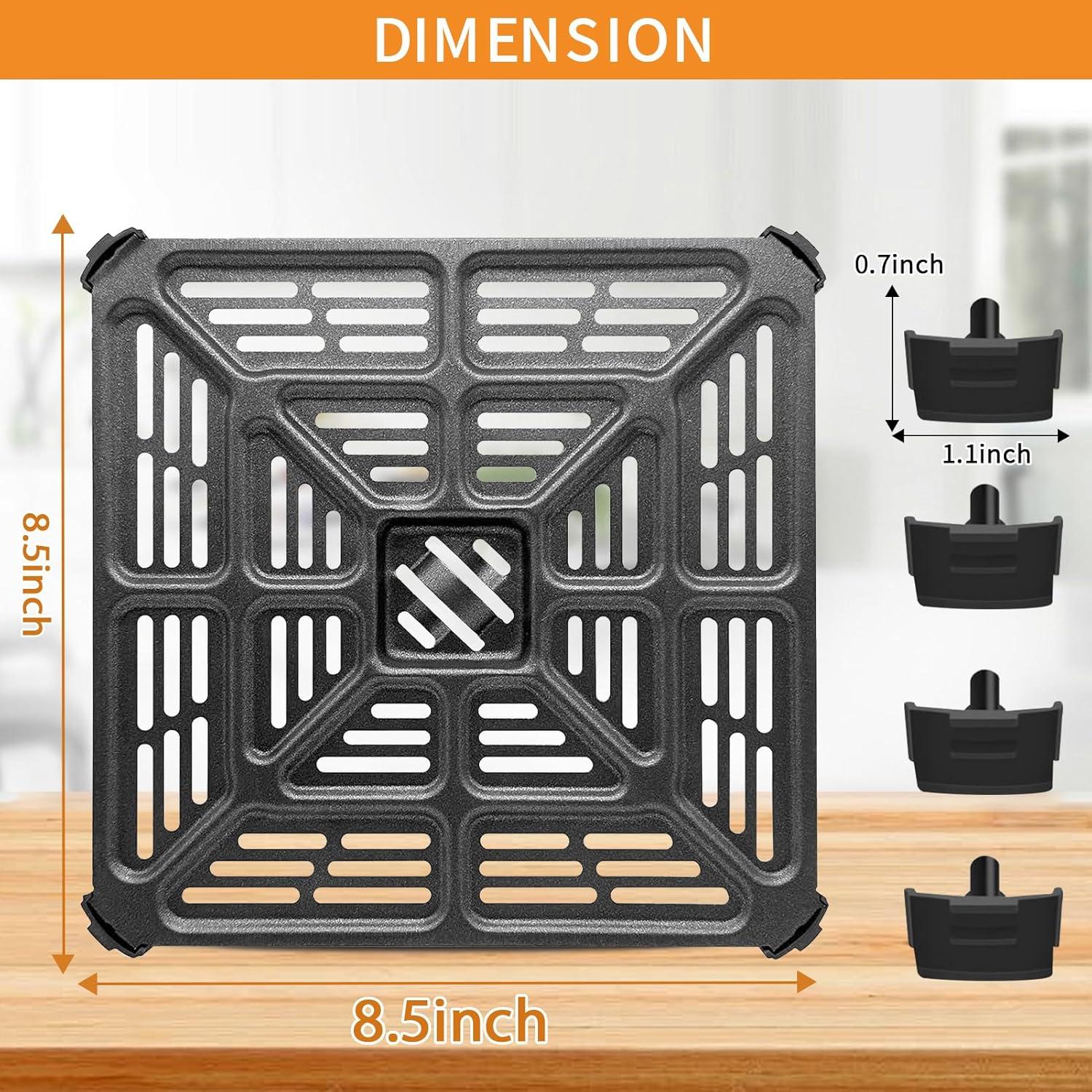 Bandeja de Acero Inoxidable para Horno de Aire Cuisinart 6QT
