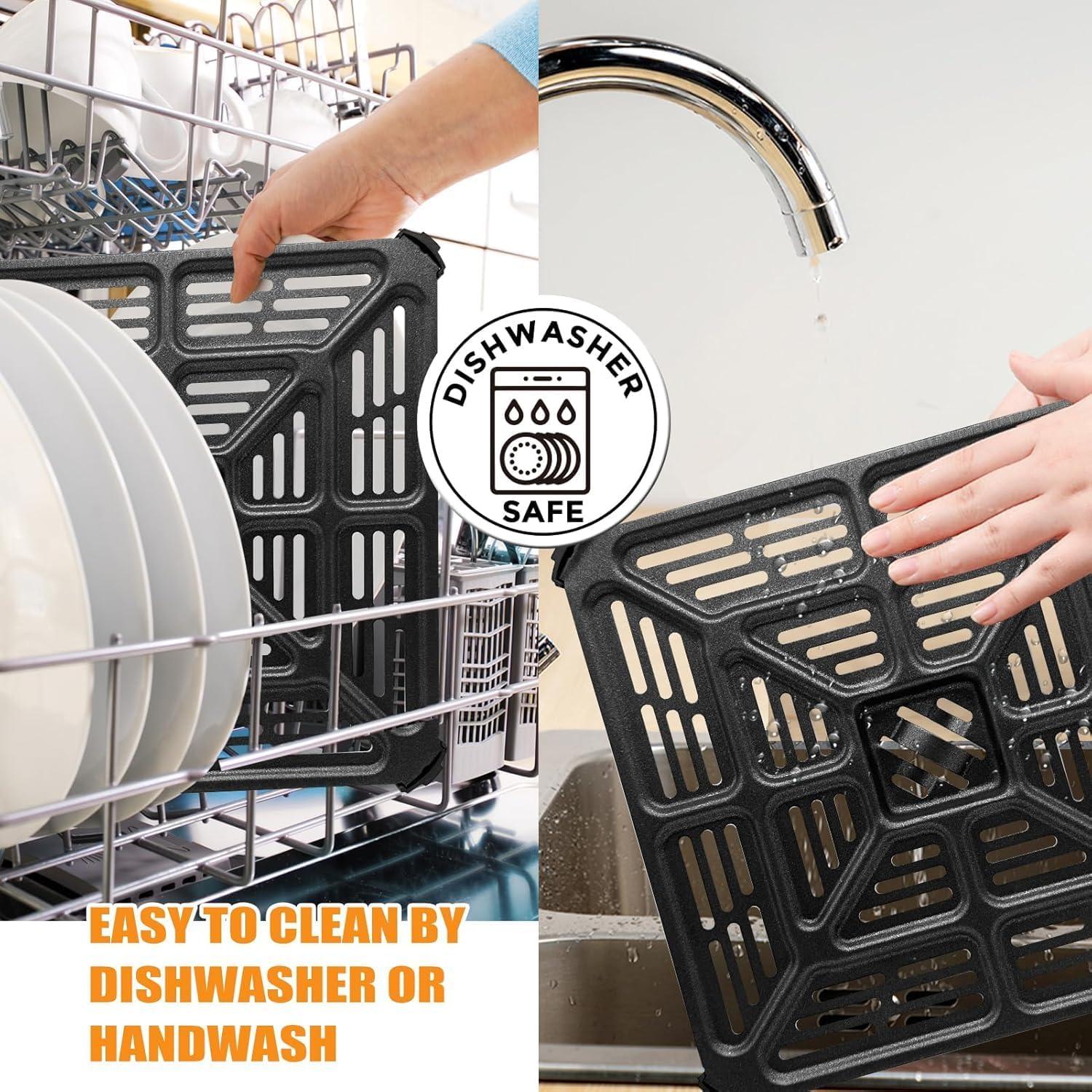 Bandeja de Acero Inoxidable para Horno de Aire Cuisinart 6QT