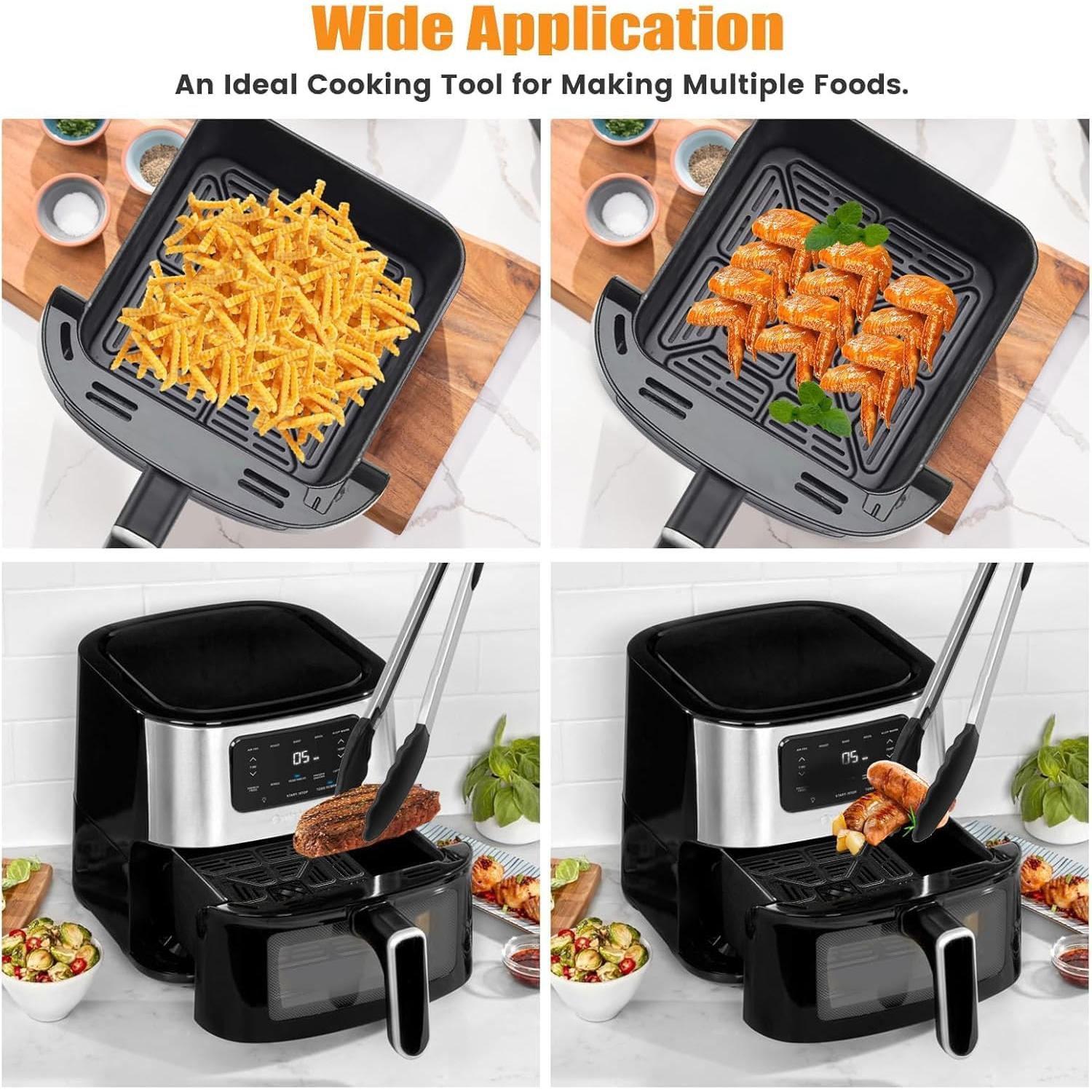 Bandeja de Acero Inoxidable para Horno de Aire Cuisinart 6QT