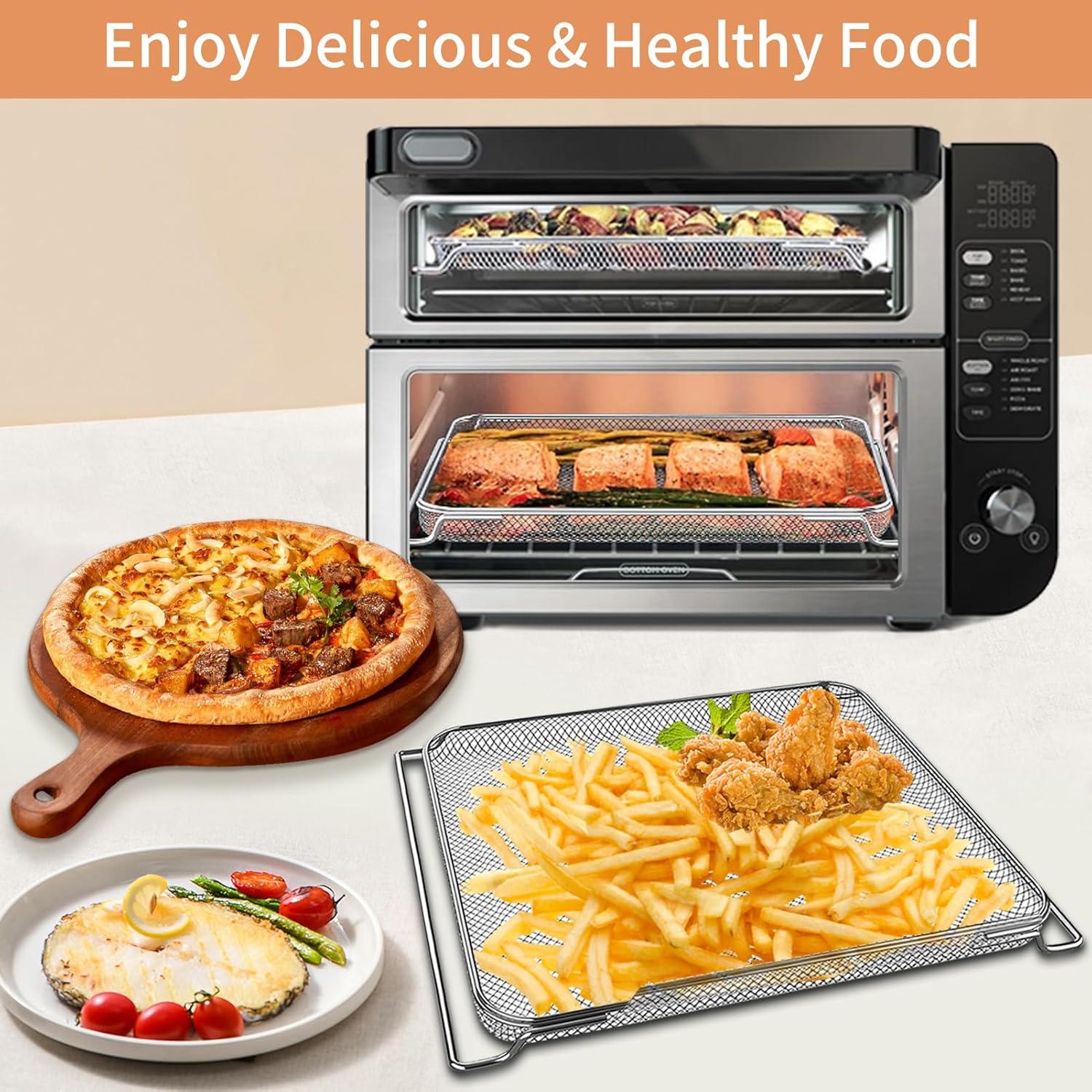 Cesta Doble Inteligente Ninja 33x32 cm Acero Grado Alimenticio