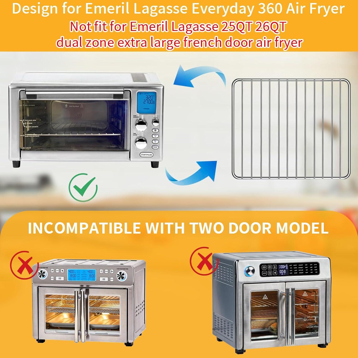 Rejilla de Alambre GWBSXM para AirFryer 31.5x25.4cm Acero Inoxidable