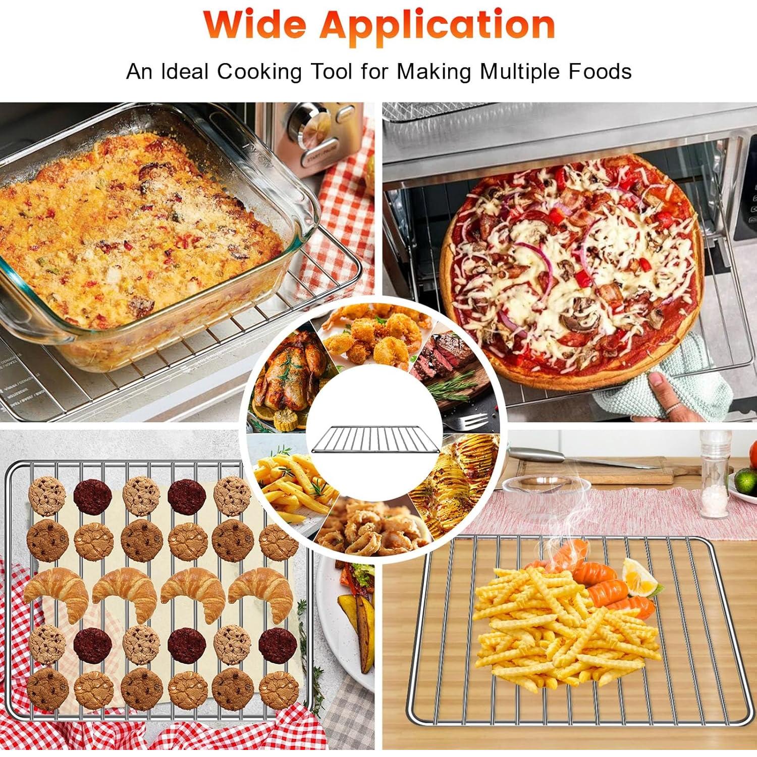 Rejilla de Alambre GWBSXM para AirFryer 31.5x25.4cm Acero Inoxidable