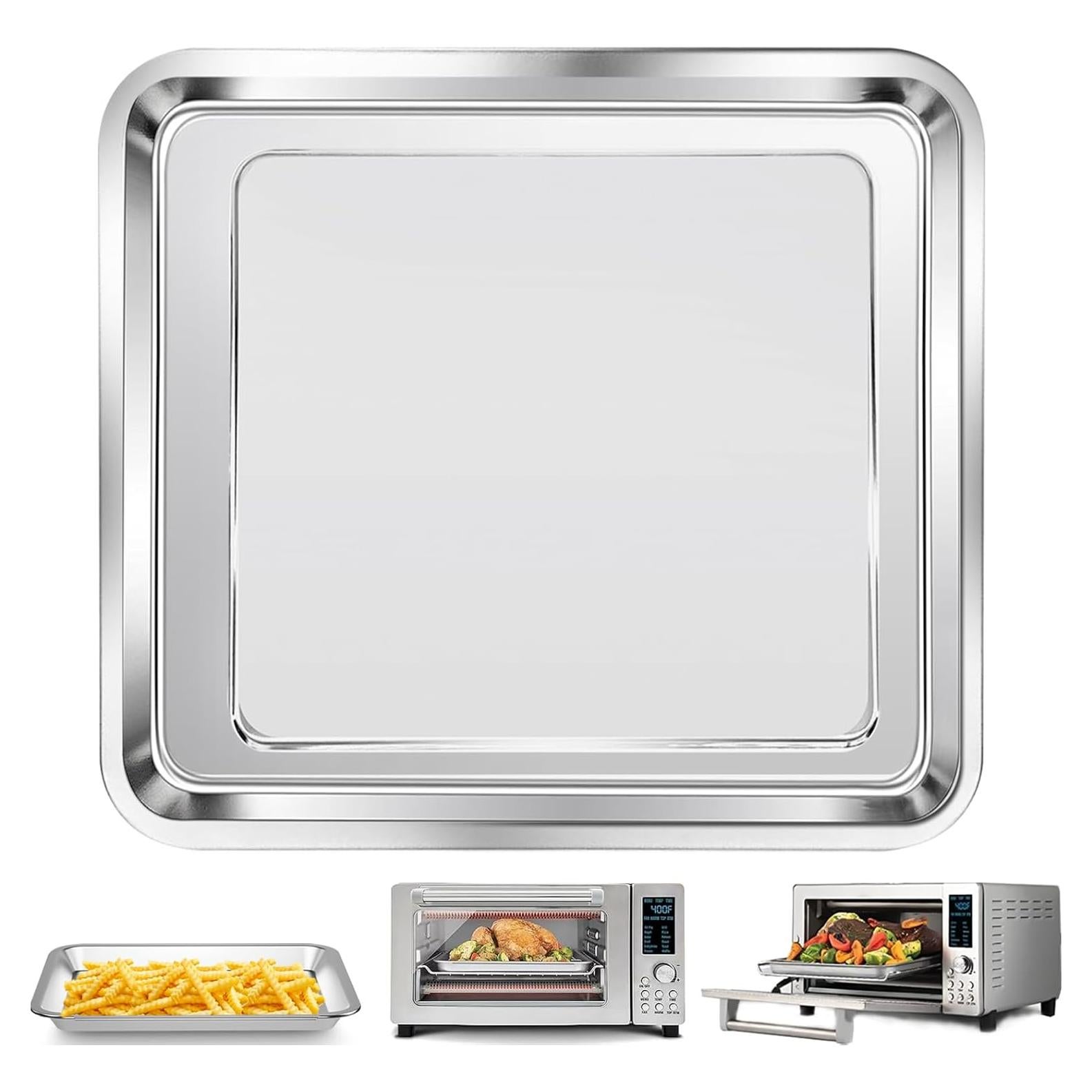 Sartén de Parrilla para Horno de Aire Nuwave Bravo 21 Qt 28.4x26.7 cm