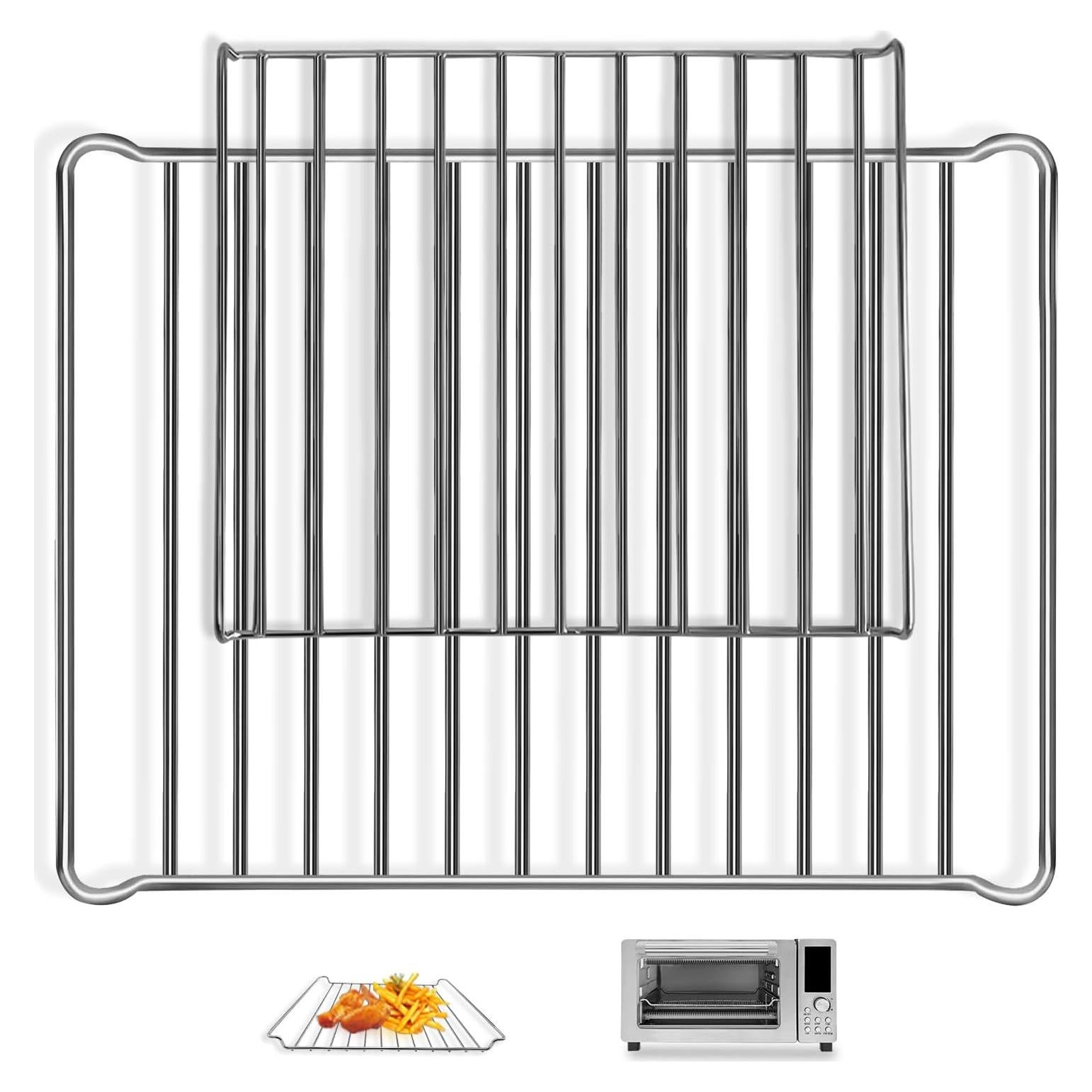 Rejillas de Acero Inoxidable para Freidora de Aire Nuwave 2 Piezas