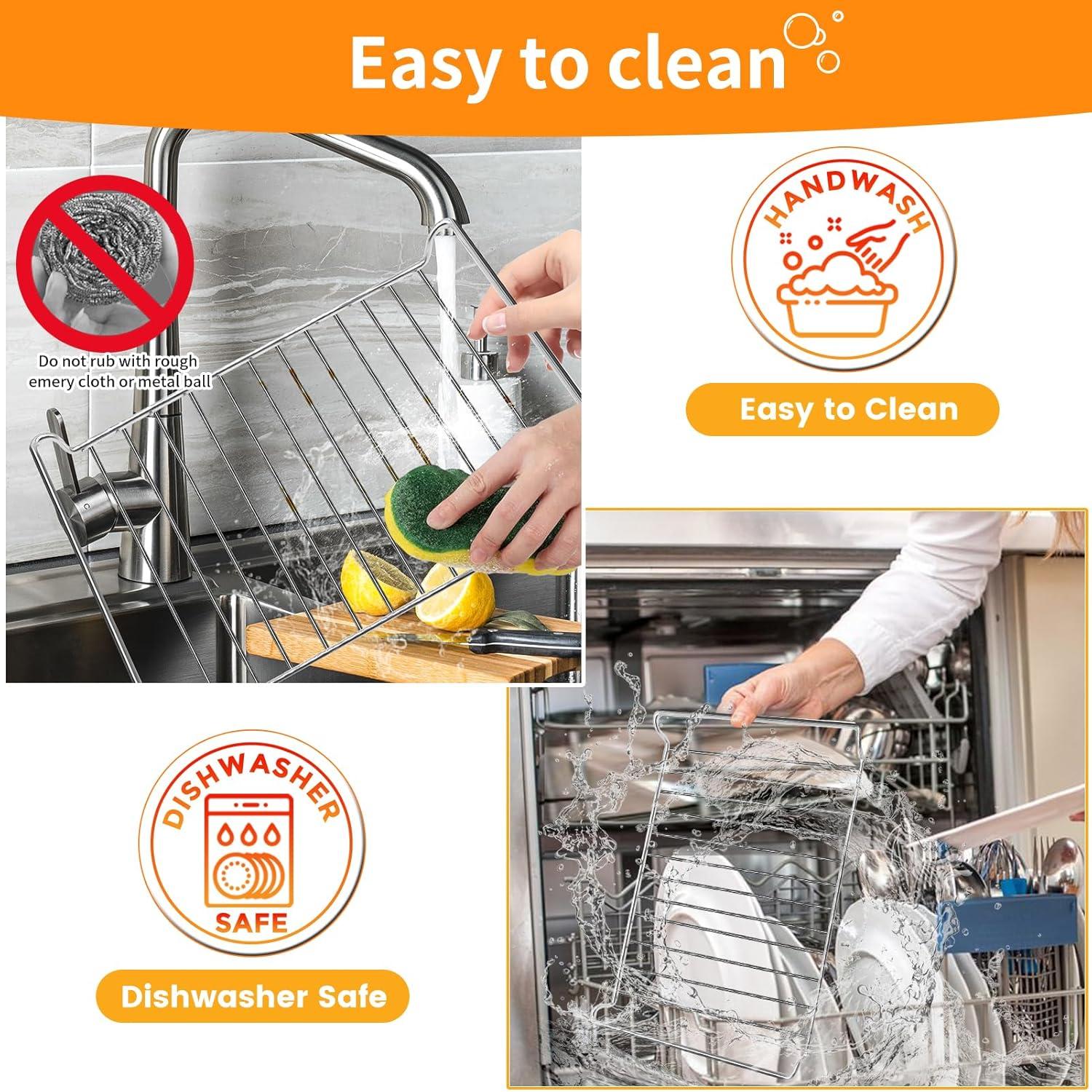 Rejilla de Horno de Aire GWY Acero Inoxidable 33x27 cm - 2 Piezas