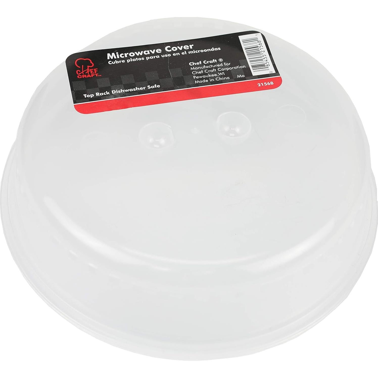 Cubierta de Microondas Chef Craft 25.4 cm Transparente