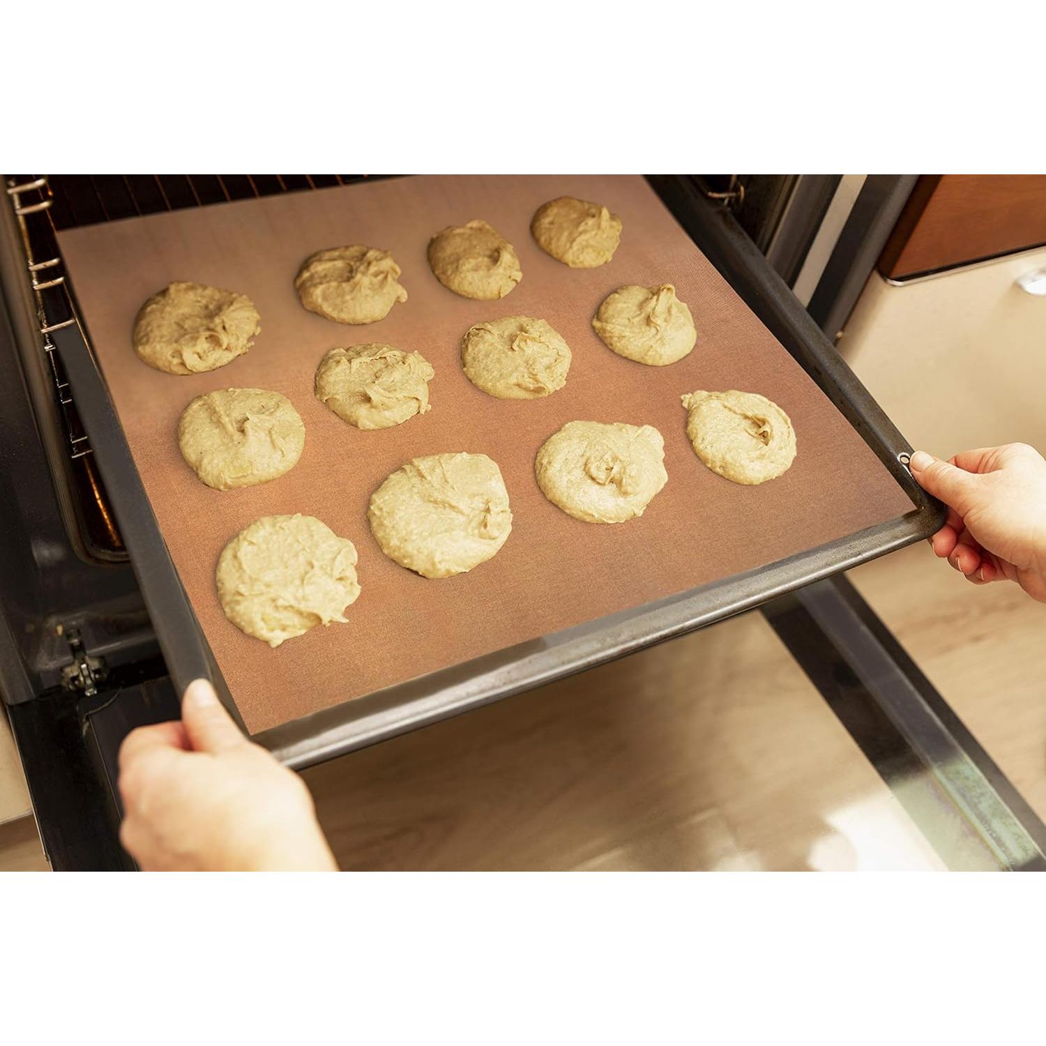 Forro de Horno Reutilizable EMAANIA 3 Paquetes Cobre 58.4x41.3cm