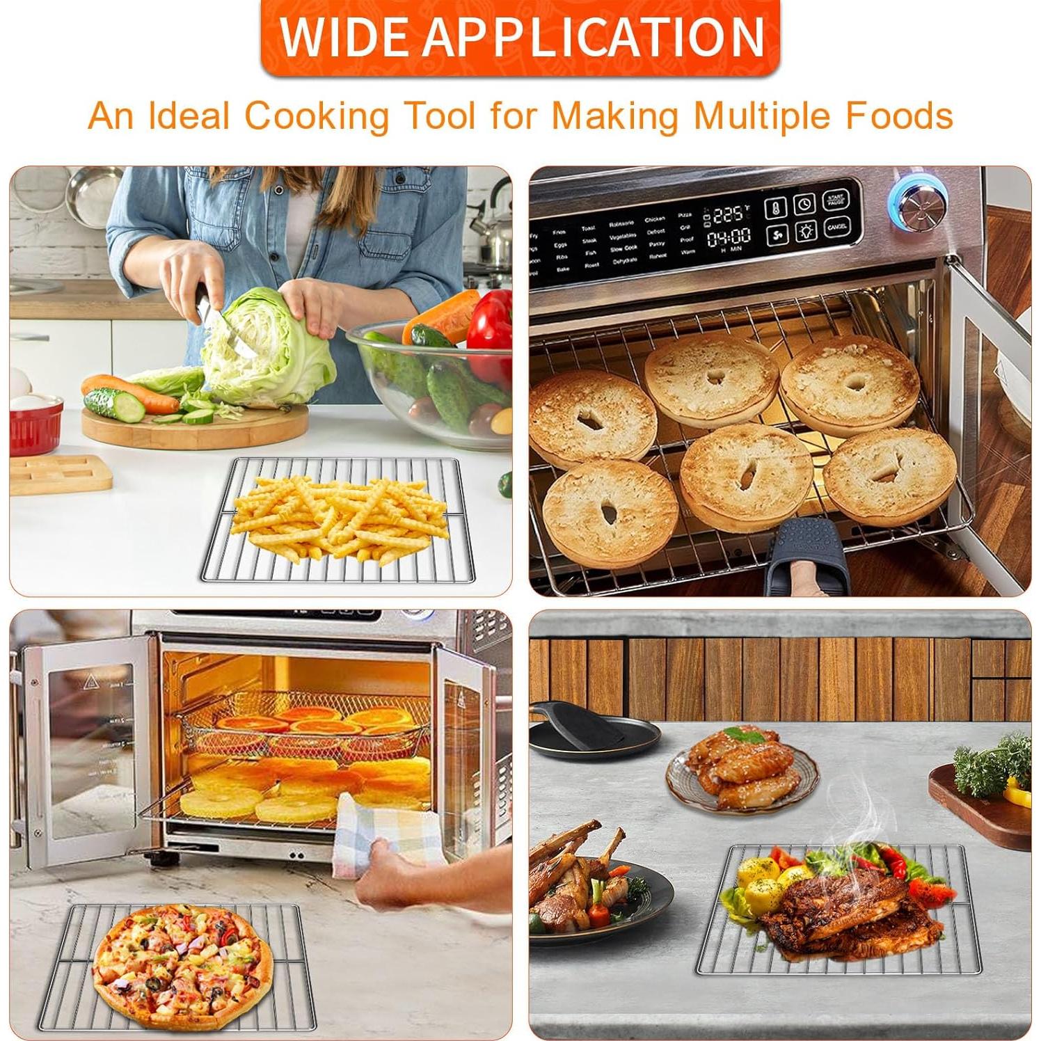 Rejilla para Freidora de Aire Emeril Lagasse 31.75x29.21 cm Acero Inoxidable