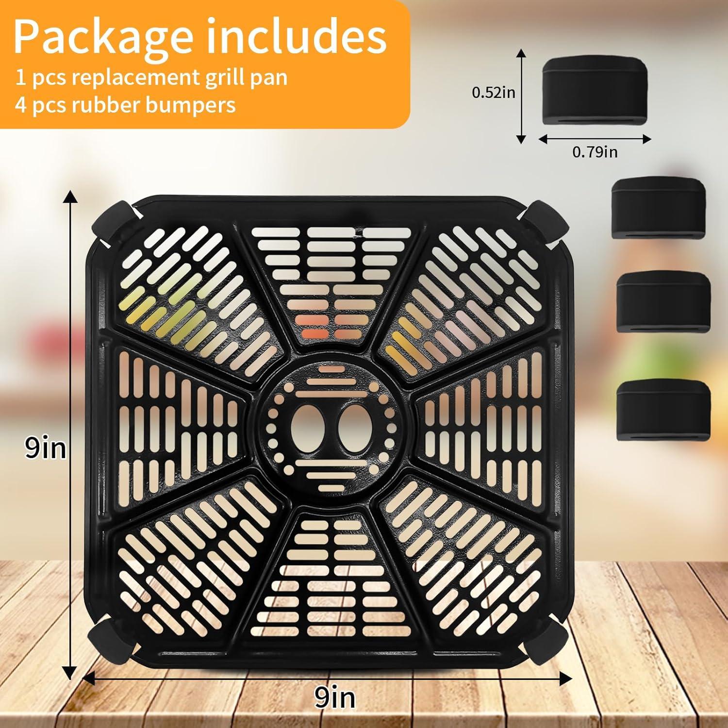 Bandeja de Freidora de Aire Green Pan 23x23 cm Acero Inoxidable