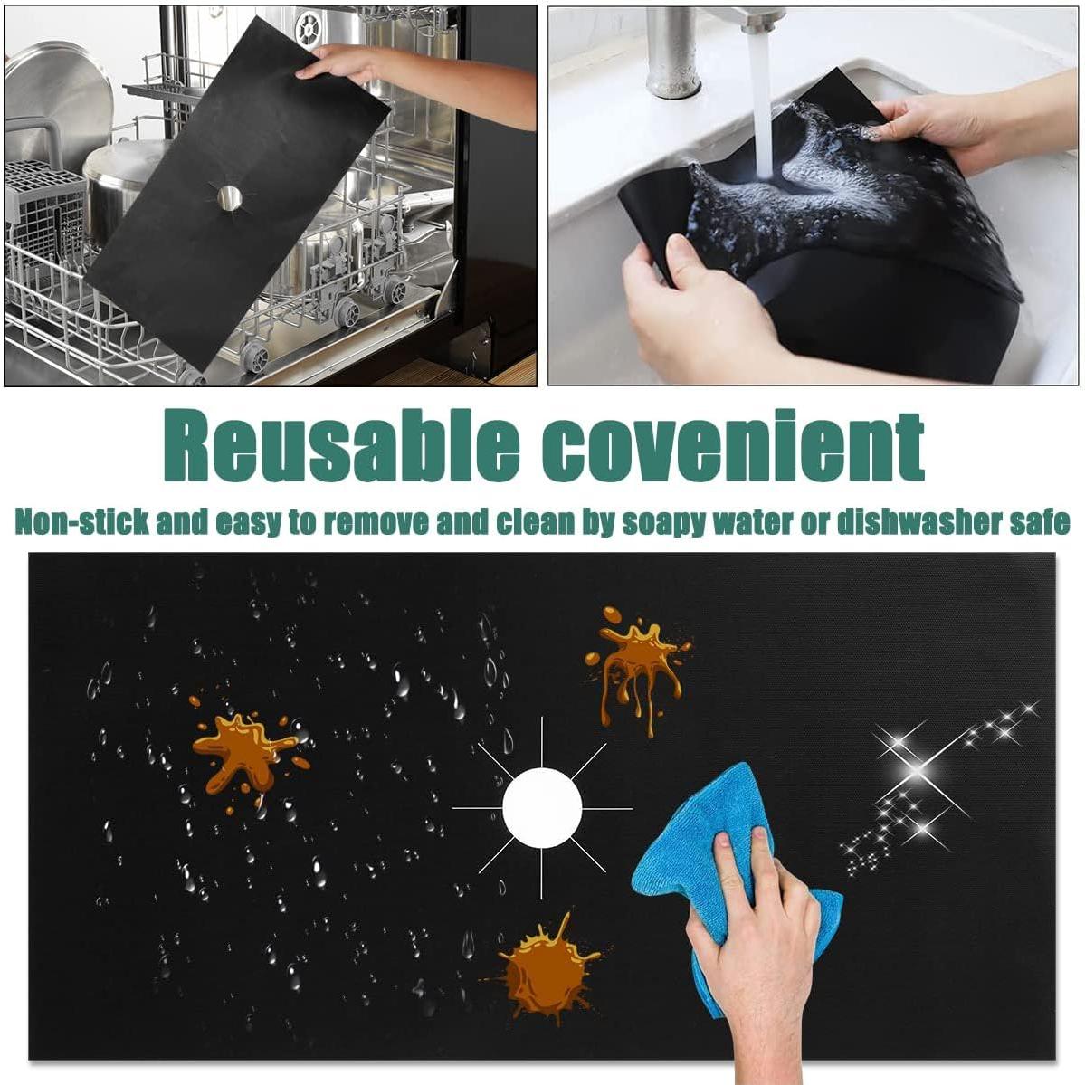 Juego de 3 Protectores para Estufas de Gas Auoiian - Resistentes al Calor