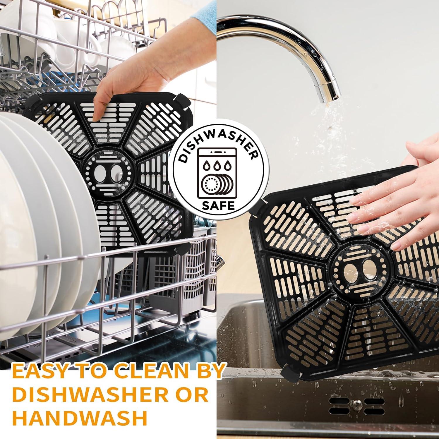 Bandeja de Acero Inoxidable 23x23cm para Freidora Green Pan RICARDO