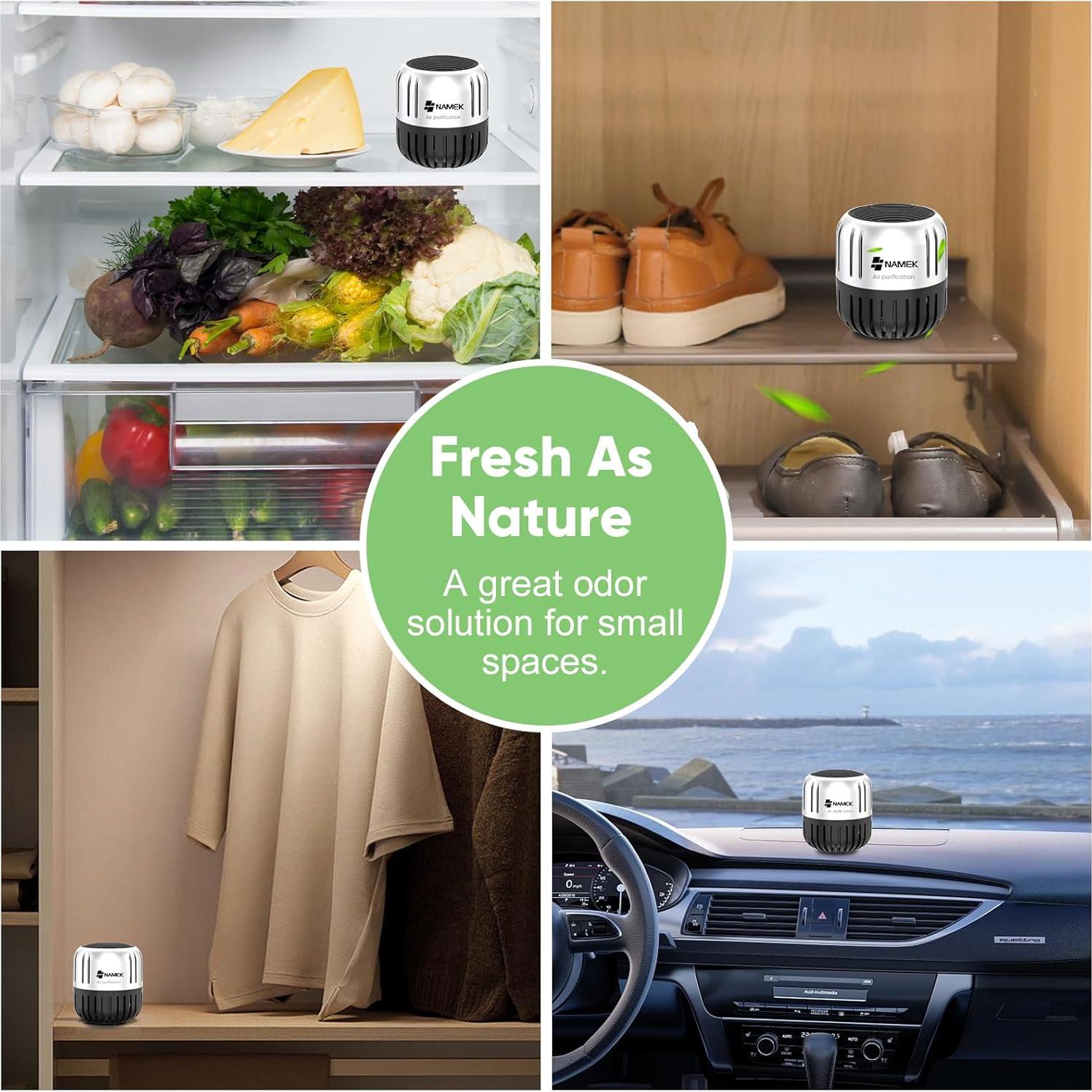 Desodorante de Refrigerador NAMEK 4-Pack Eliminador de Olores