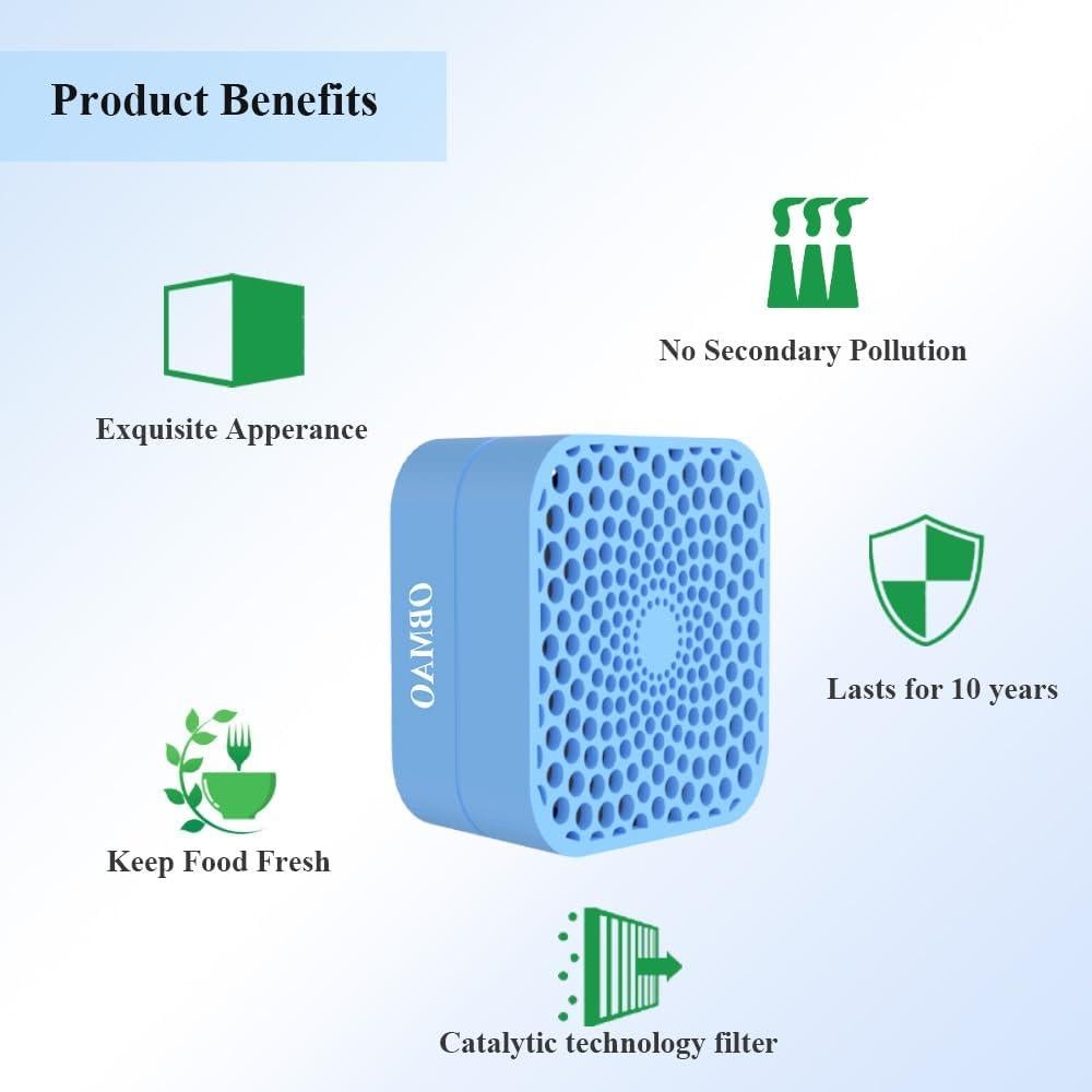 Desodorante para Refrigerador Obmao AP-200 Azul 10 Años
