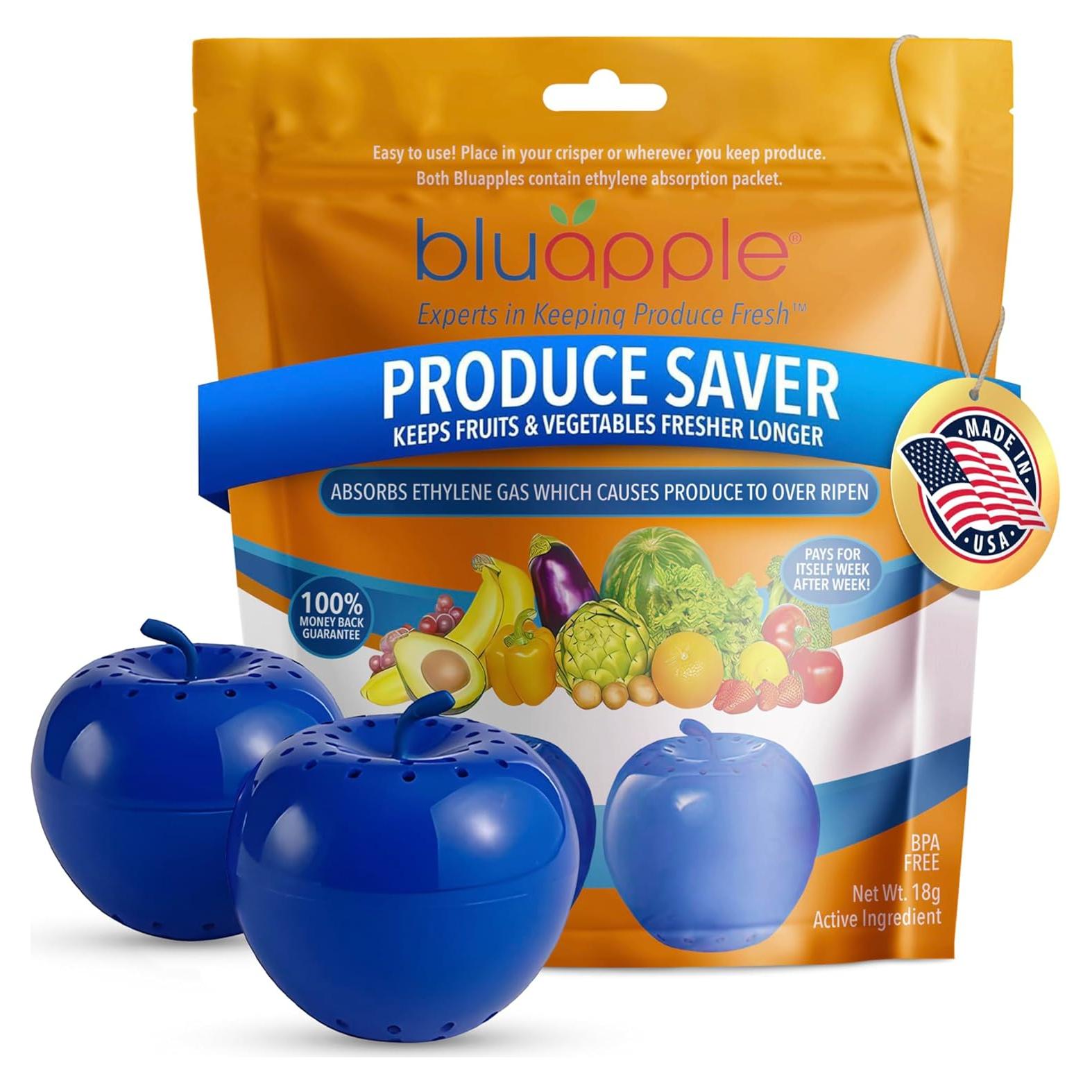 Conservador de Productos Bluapple 2-Pack - Mantiene Frescura 3 Meses