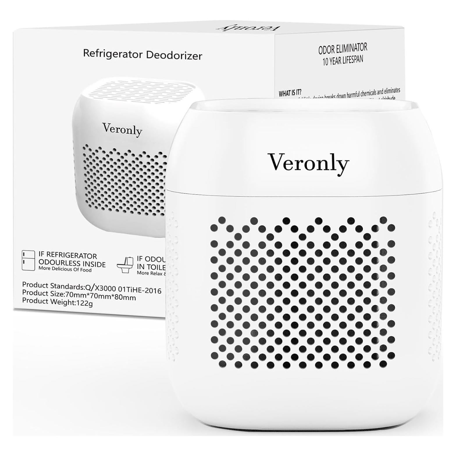 Desodorante para Refrigerador VERONLY, Carbón Activado, Blanco