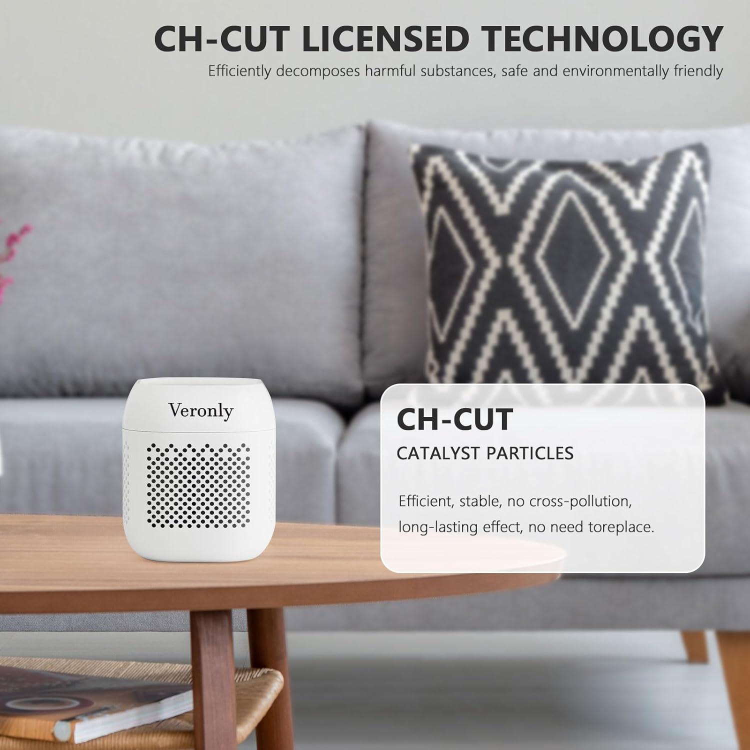 Desodorante para Refrigerador VERONLY, Carbón Activado, Blanco