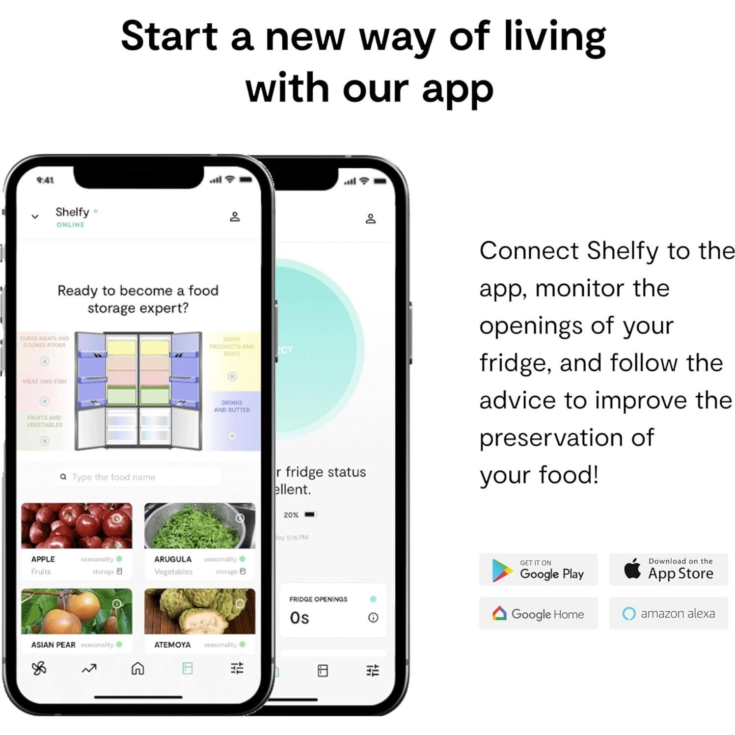 Dispositivo Refrigerador Inteligente Vitesy Shelfy - Extiende Frescura y Elimina Olores